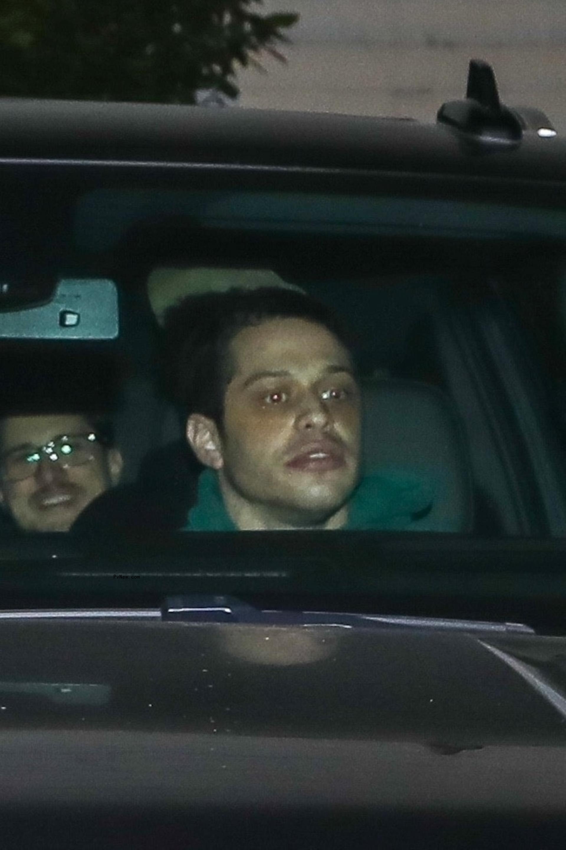 Pete Davidson driving 