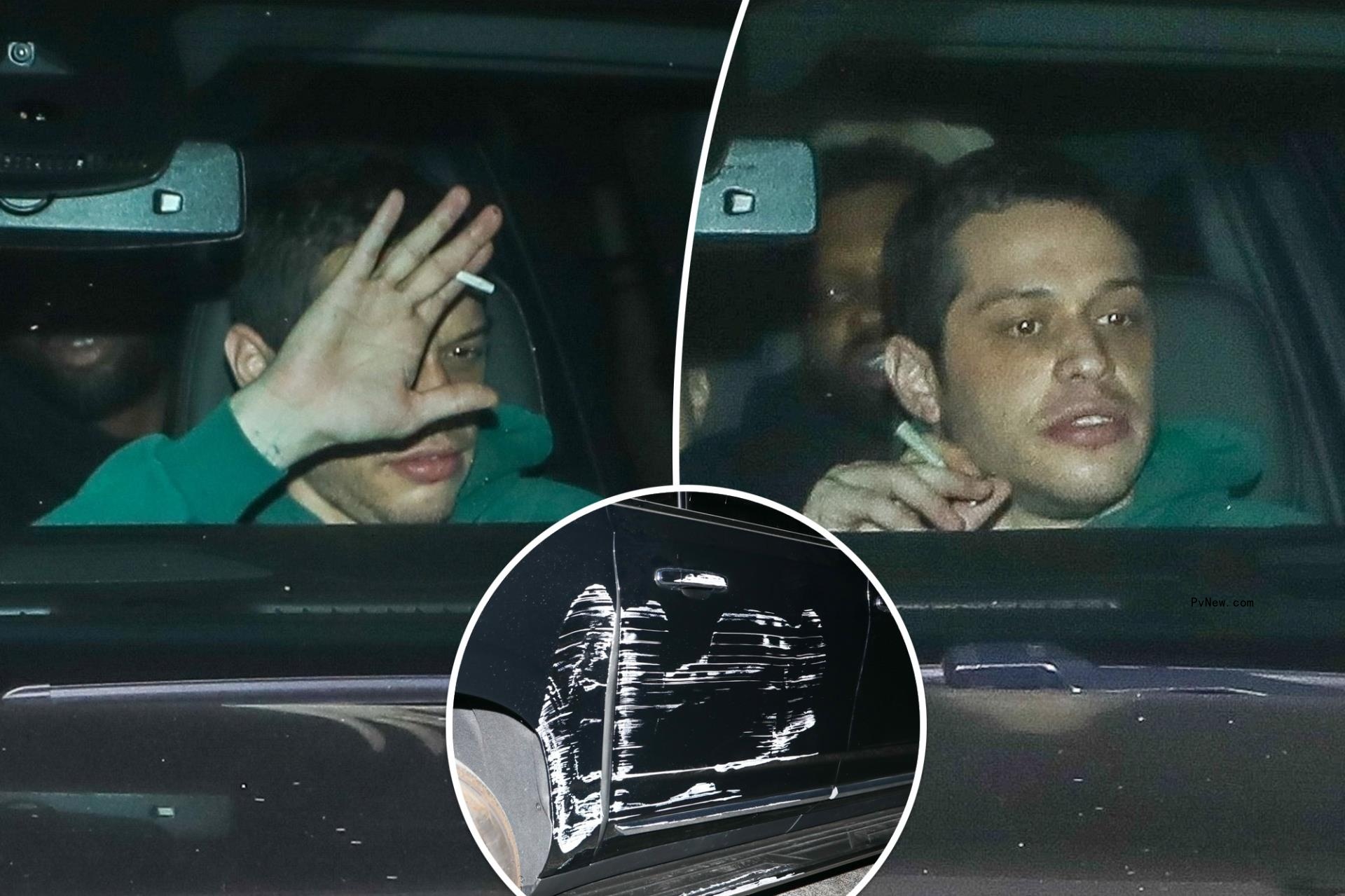 Pete Davidson crashes his SUV while leaving his stand-up comedy show after reckless driving charge