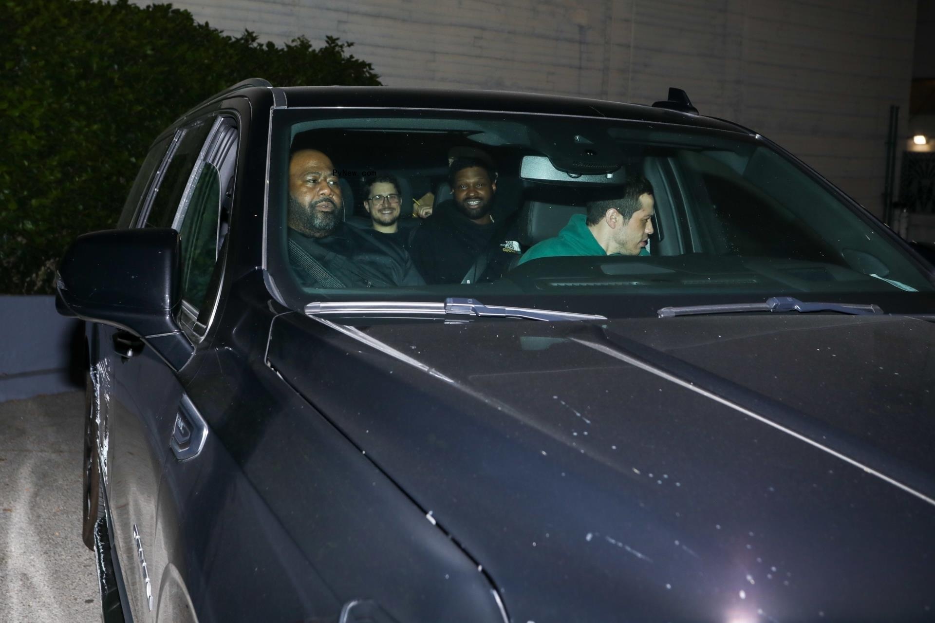 Pete Davidson driving