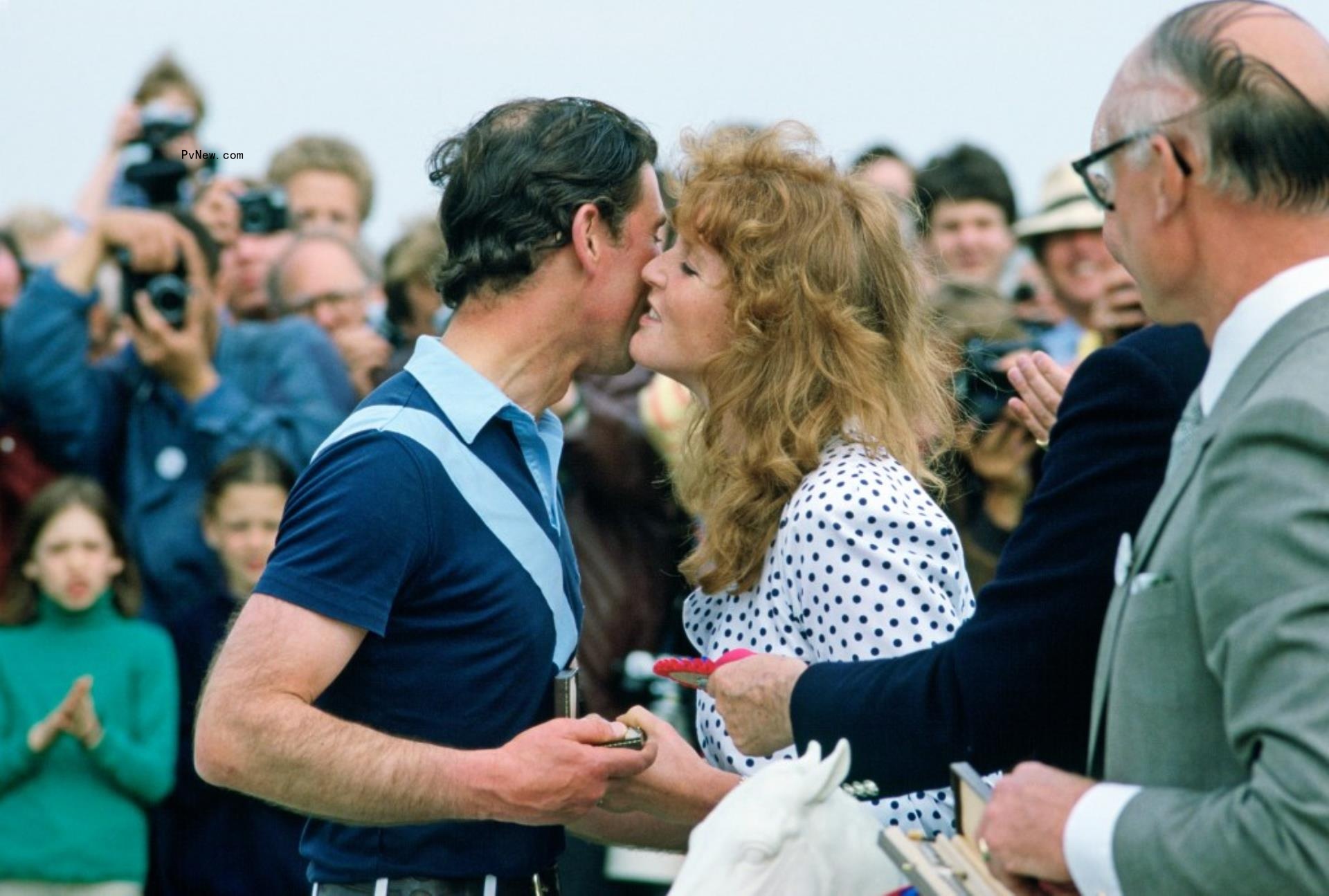Sarah Ferguson with King Charles III in a throwback photo.