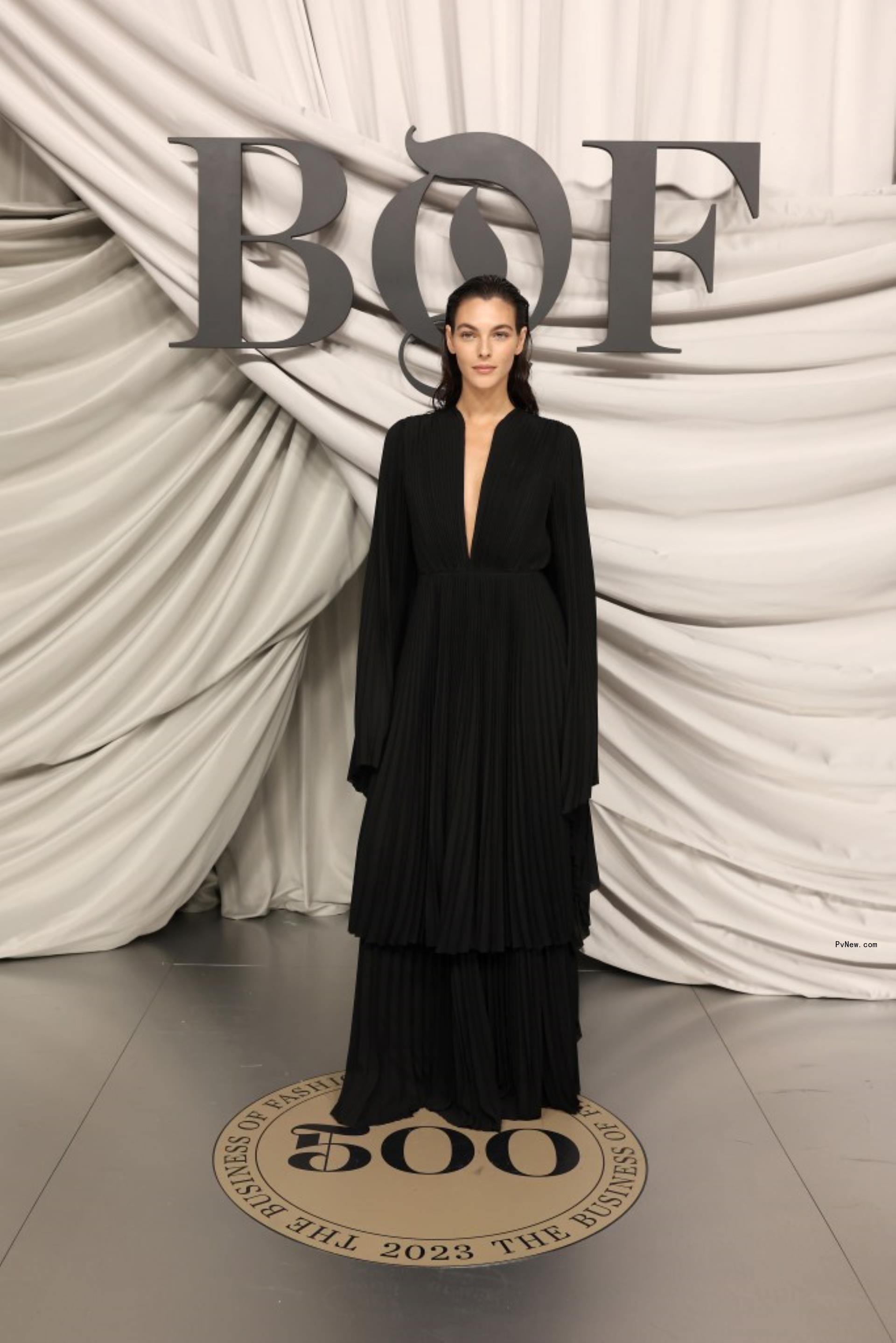 Vittoria Ceretti at the BoF 500 Gala.