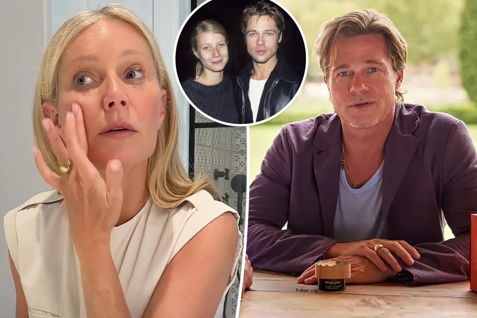 Gwyneth Paltrow shares her review of ex-fiancé Brad Pitt’s pricey skincare line