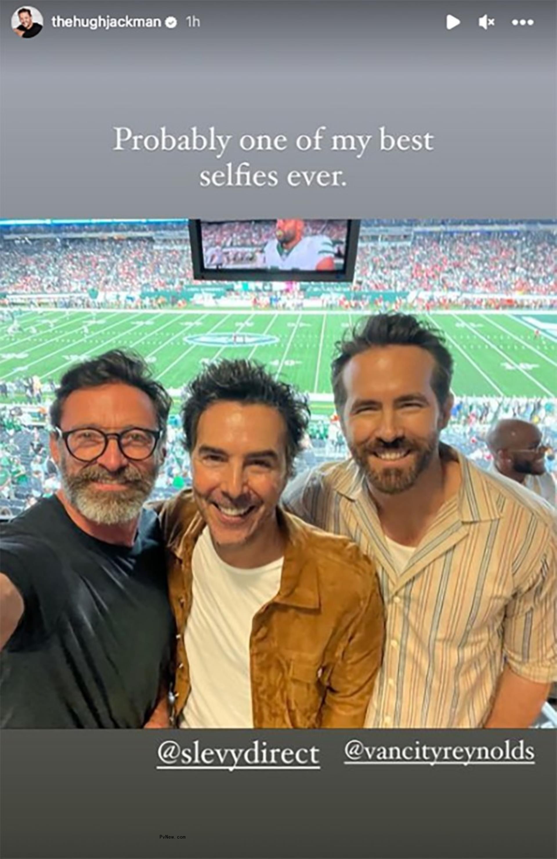Hugh Jackman, Shawn Levy, and Ryan Reynolds