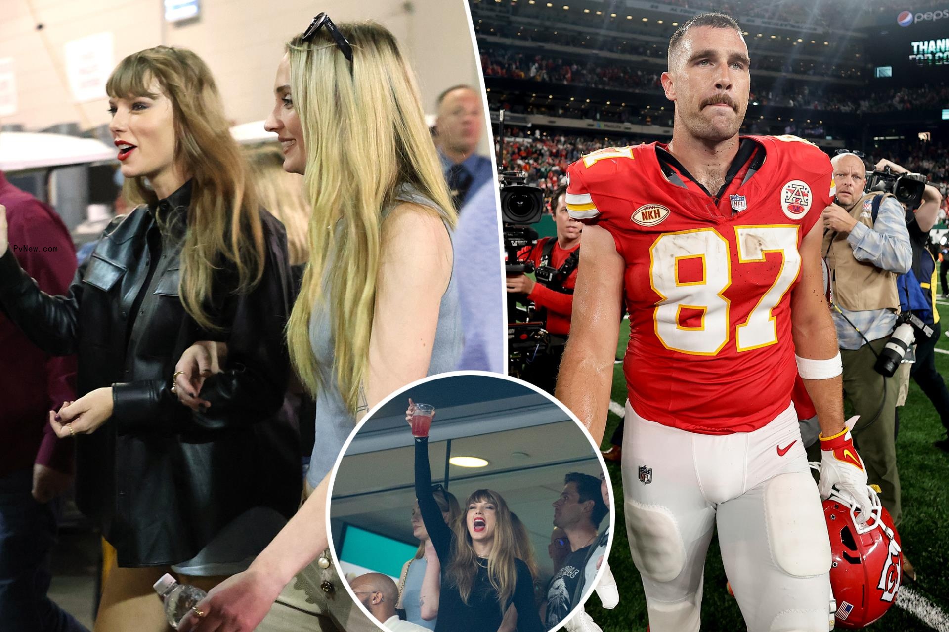 Taylor Swift and Travis Kelce leave Chiefs game separately