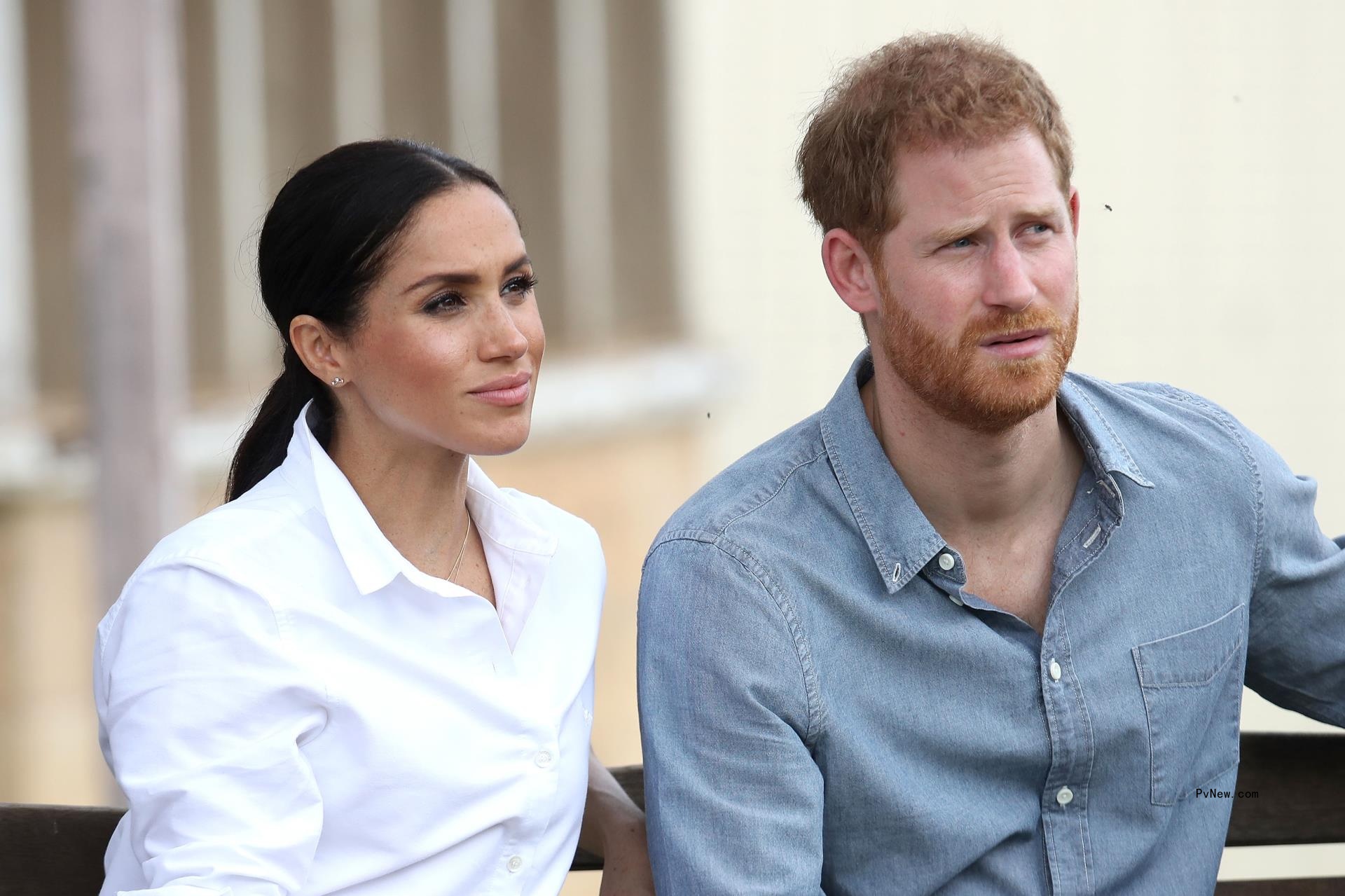 Meghan Markle and Prince Harry in Australia.