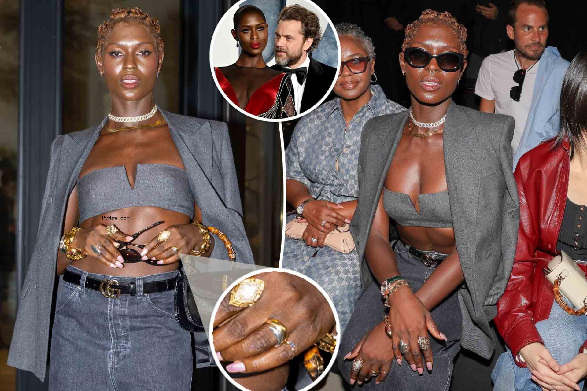 Jodie Turner-Smith still wearing wedding ring in new pics after Joshua Jackson split
