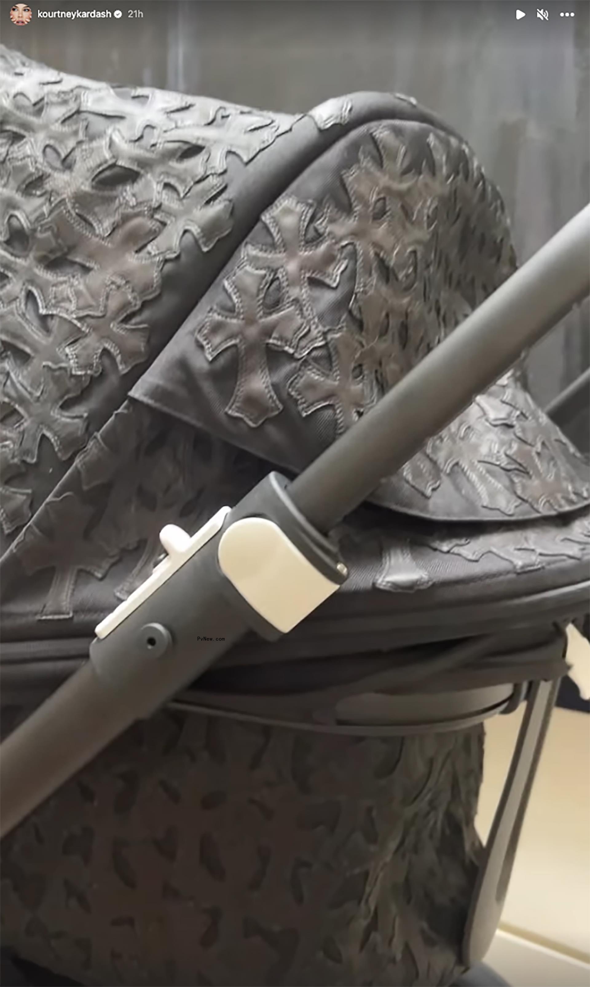 chrome hearts stroller 