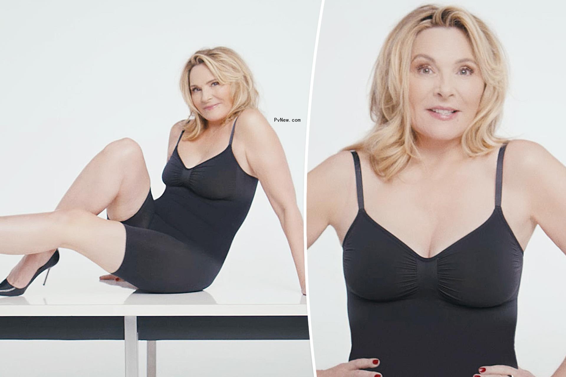 Kim Cattrall strips down to shapewear in new campaign for Kim Kardashian’s Skims