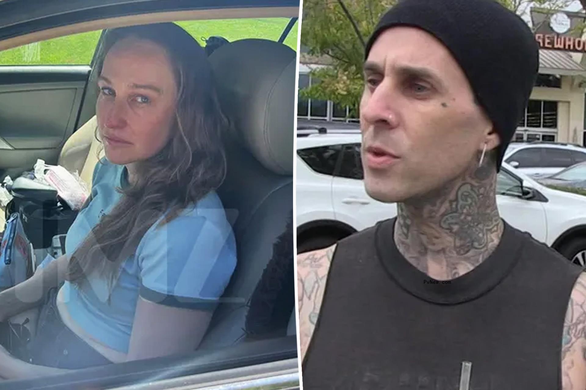 Travis Barker fan arrested after ramming car through his security gate