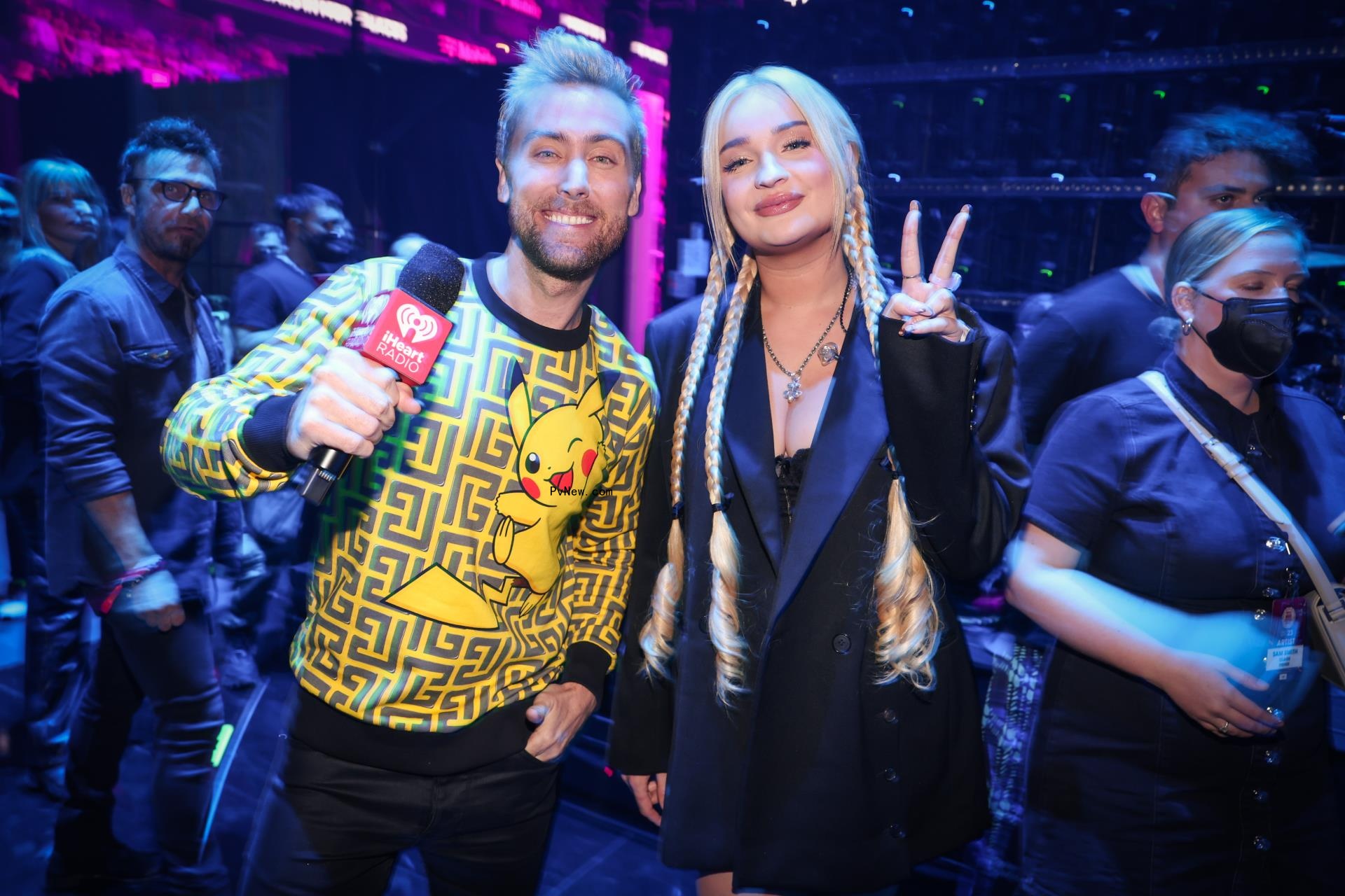 Backstage at the iHeartRadio Music Festival With Maren Morris, Avril Lavigne, Lio<i></i>nel Richie, Morgan Wallen, Kim Petras and Sam Smith, More