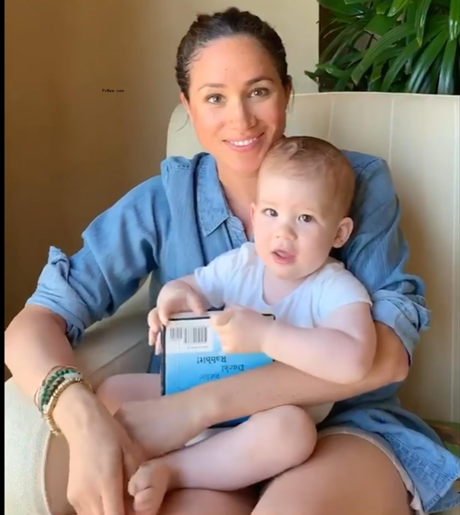 Meghan Markle and her son, Archie.
