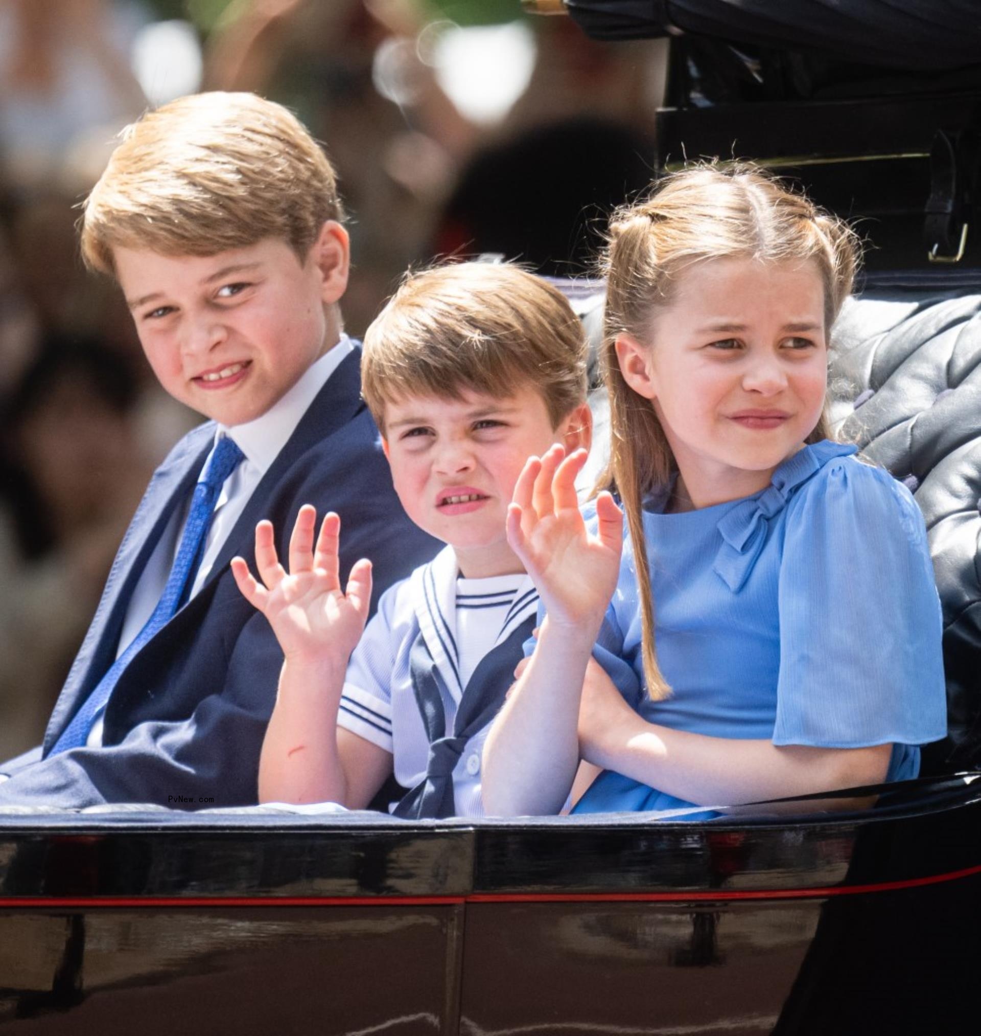 Prince George, Princess Charlotte, Prince Louis