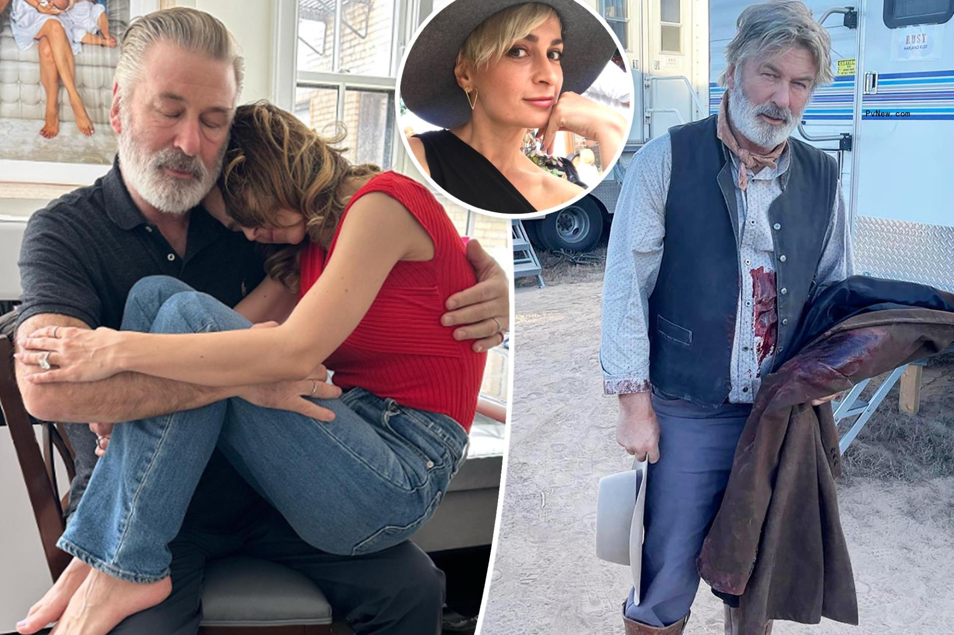 Alec Baldwin, 65, cradles Hilaria, 39, like a baby after ‘Rust’ charges dropped