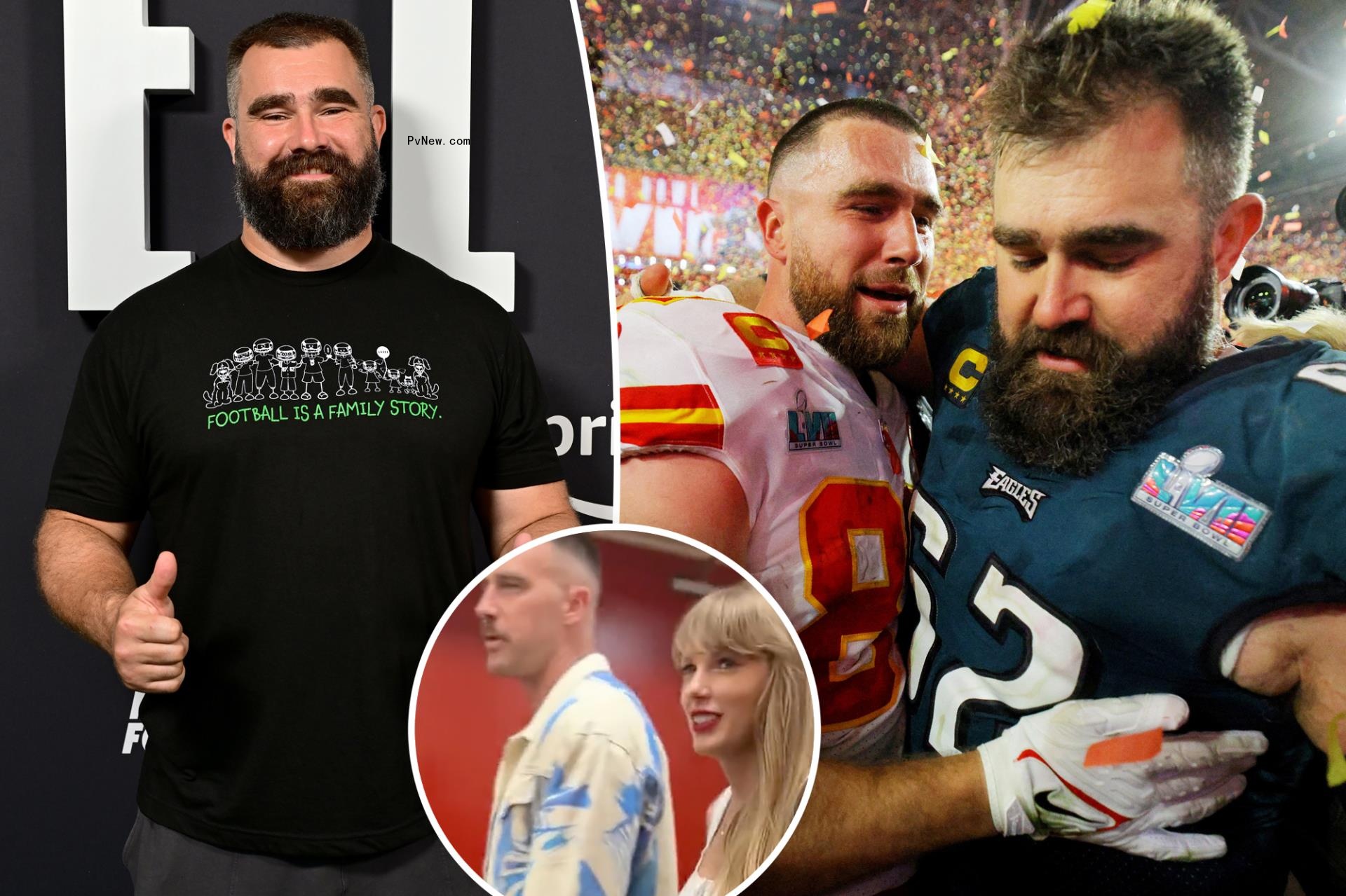Jason Kelce pokes fun at brother Travis’ blossoming relatio<i></i>nship with ‘superstar’ Taylor Swift