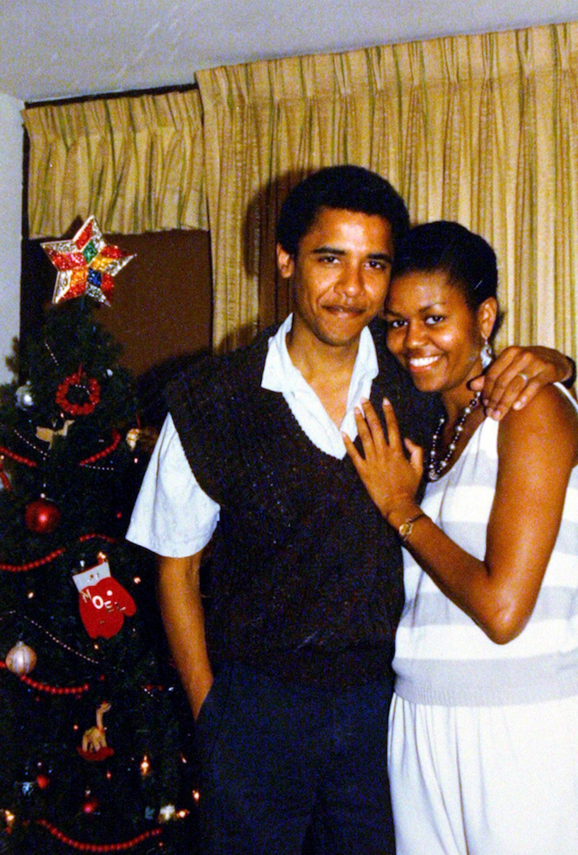 Barack and Michelle Obama.