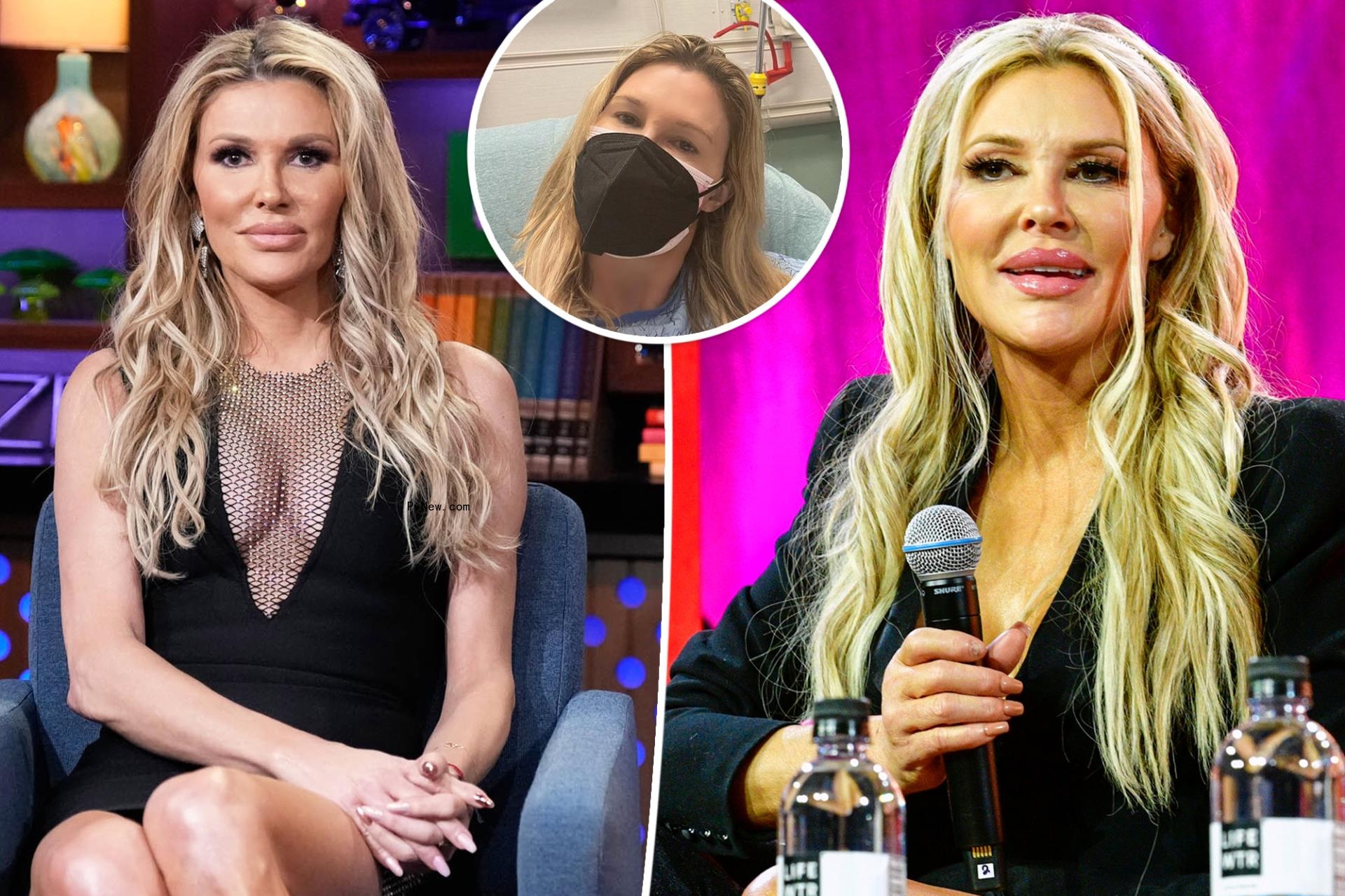 Brandi Glanville’s face blew up, eyes swelled shut before collapsing and being rushed to hospital