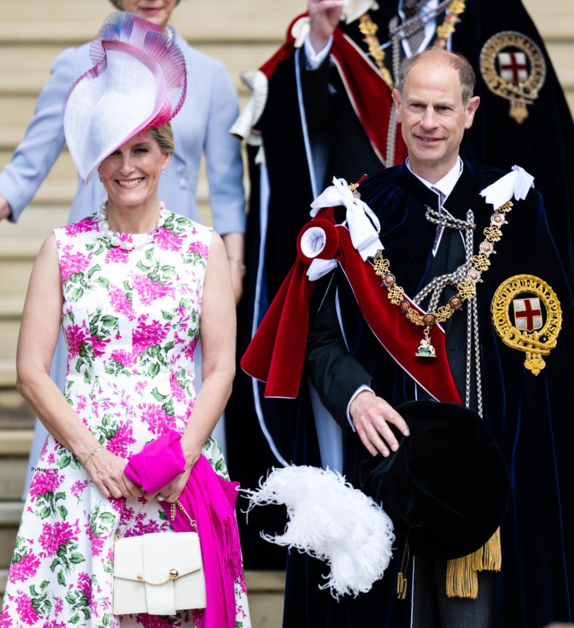 Prince Edward and Sophie, Duchess of Edinburgh. 