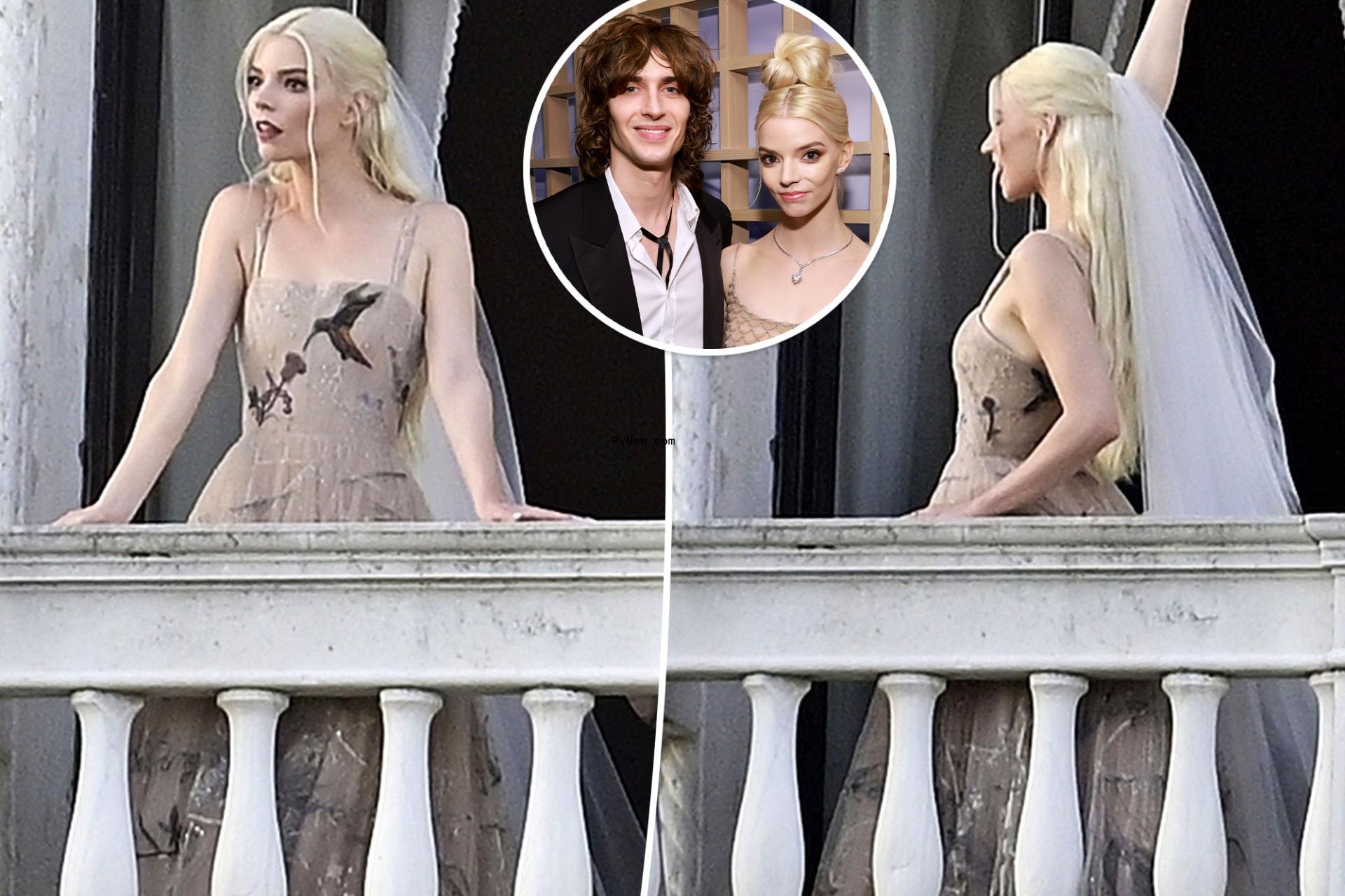 All the details on Anya Taylor-Joy’s unco<i></i>nventional wedding dress