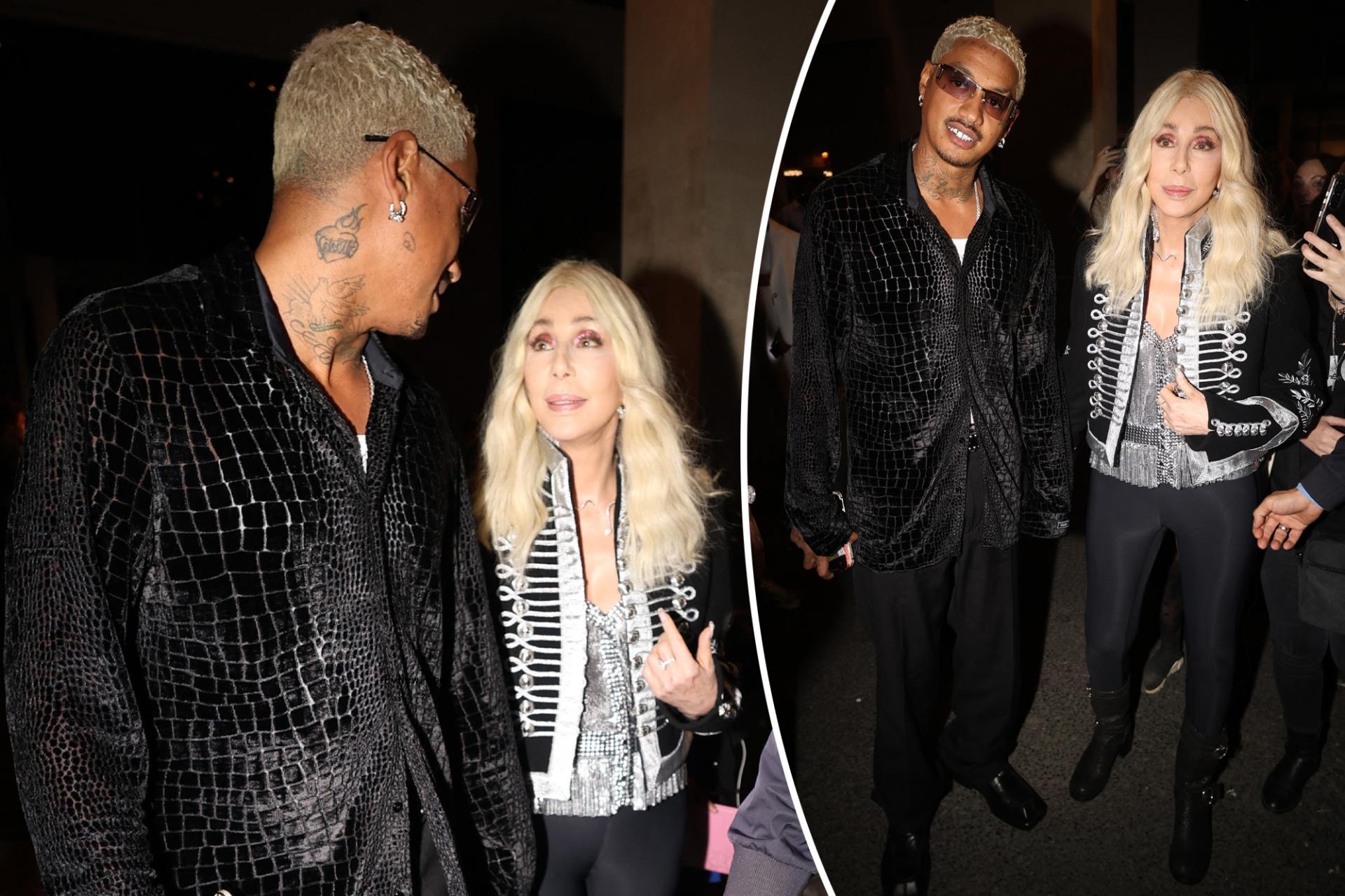 Cher ‘happy’ in Paris with much younger, on-again boyfriend Alexander Edwards