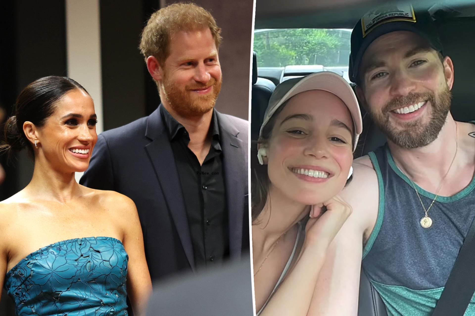 Chris Evans, wife Alba Baptista hung out with Prince Harry, Meghan Markle on recent trip to Portugal