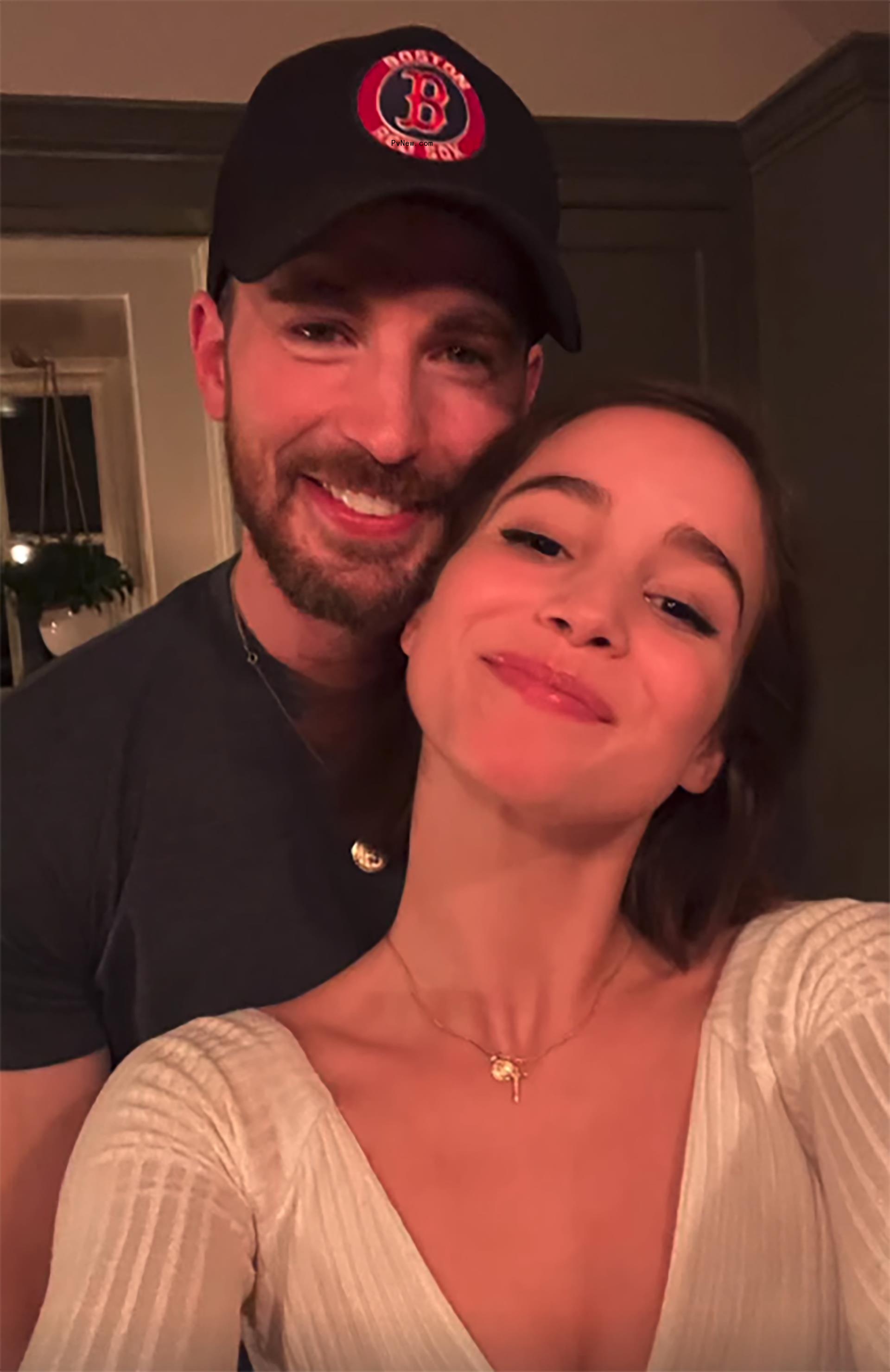 Chris Evans and Alba Baptista