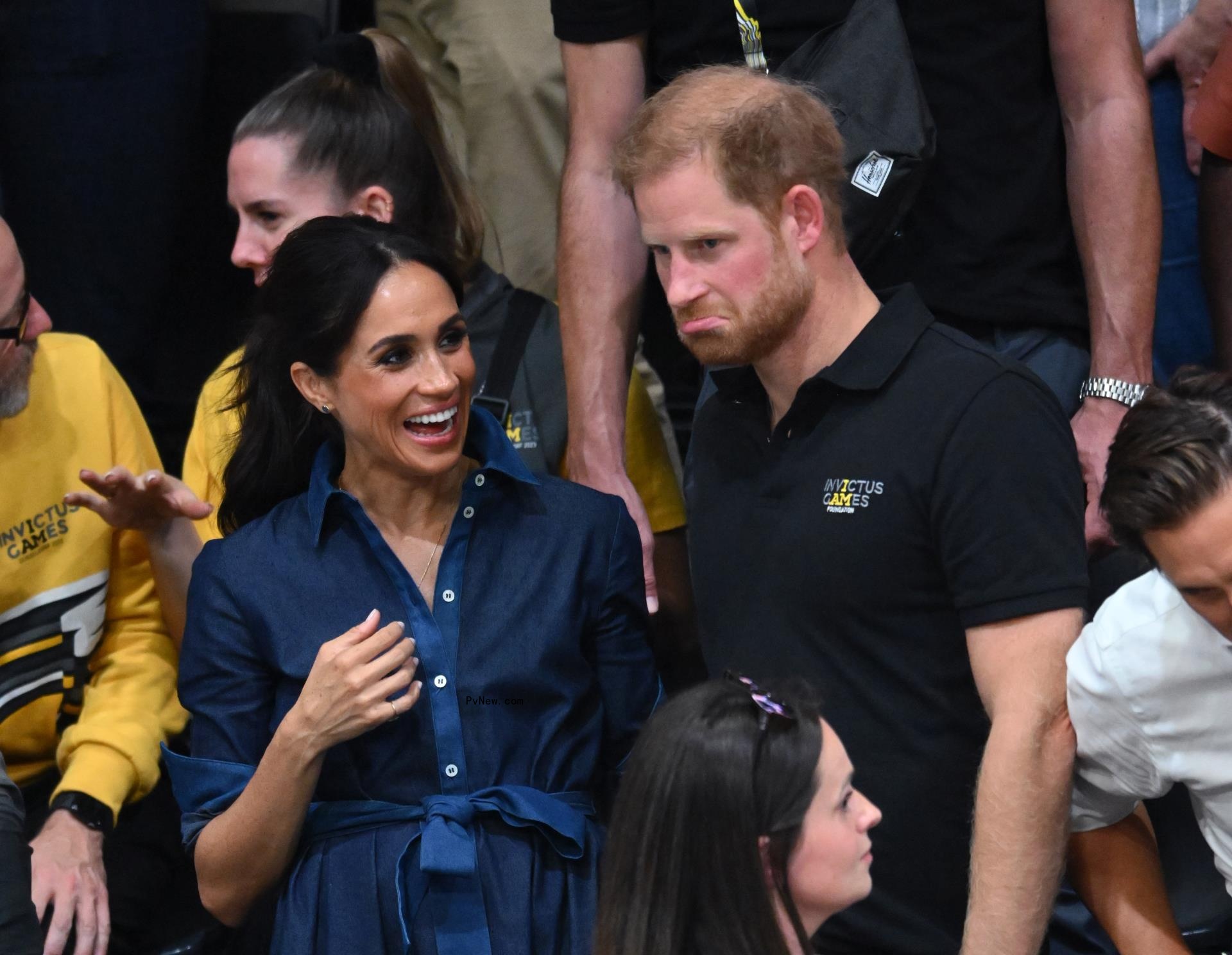 Prince Harry and Meghan Markle at the Invictus Games