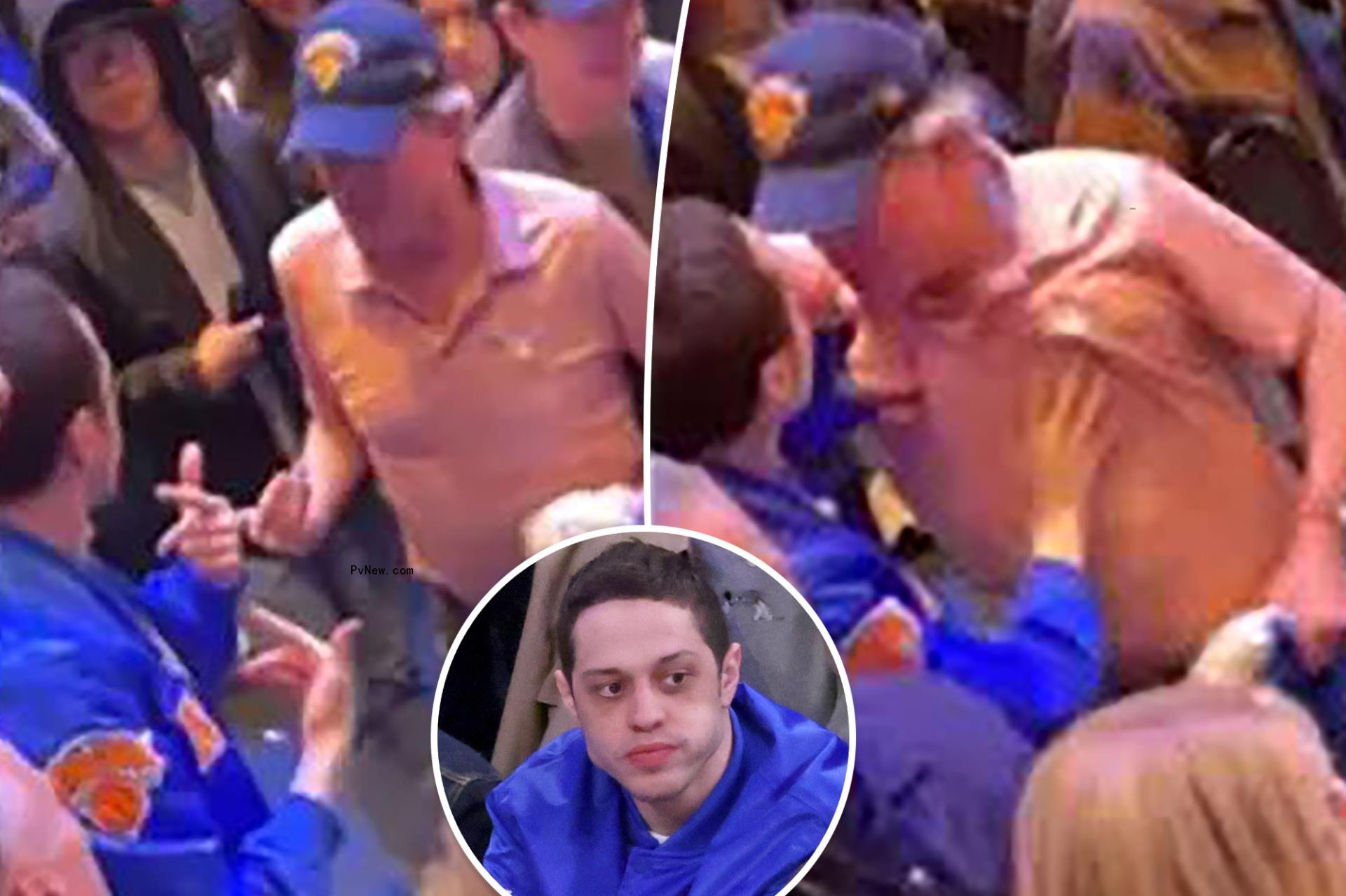 Pete Davidson shoves handsy Knicks fan at Madison Square Garden