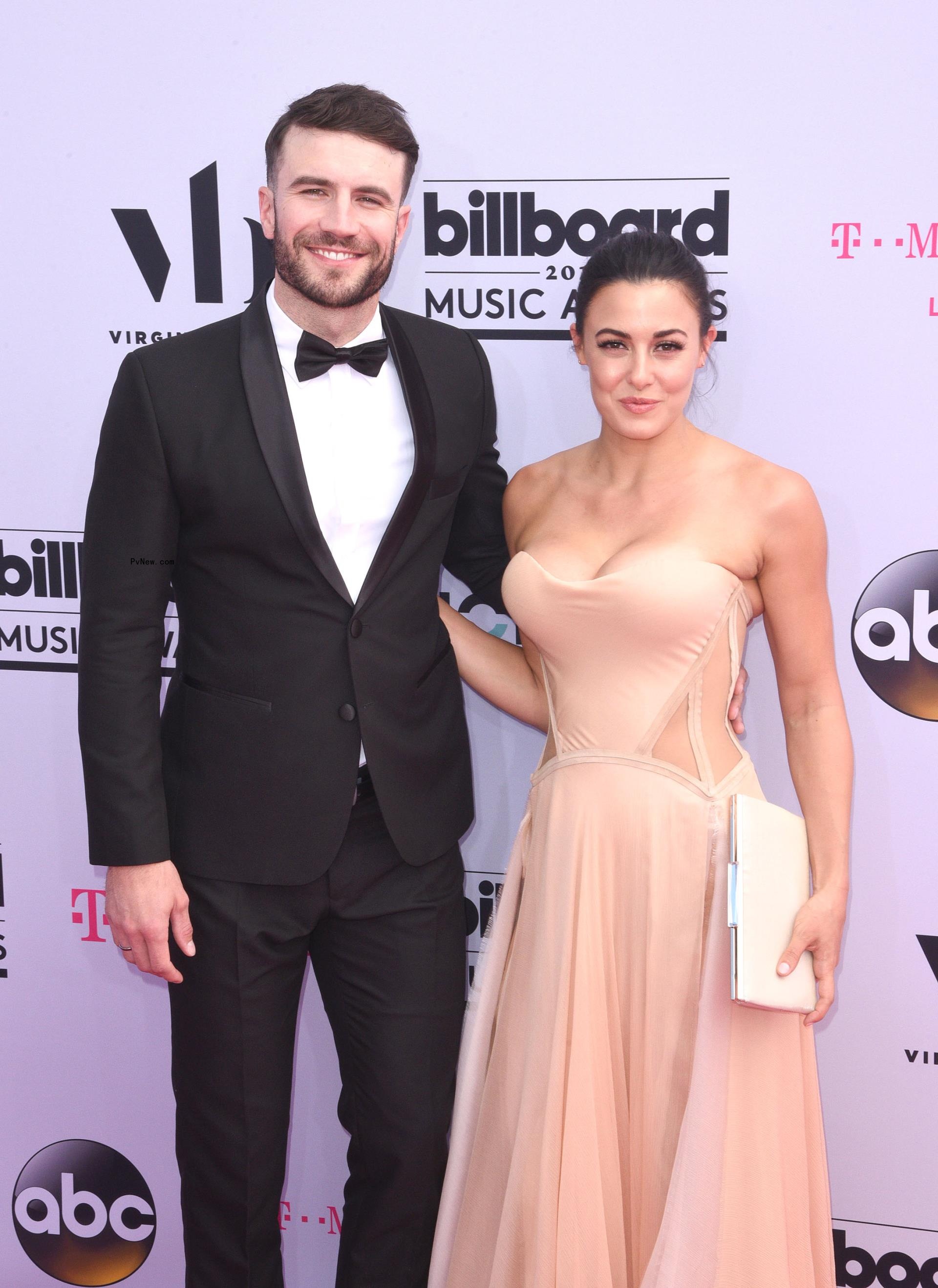 Sam Hunt and Hannah Lee Fowler at the 2017 Billboard Music Awards.