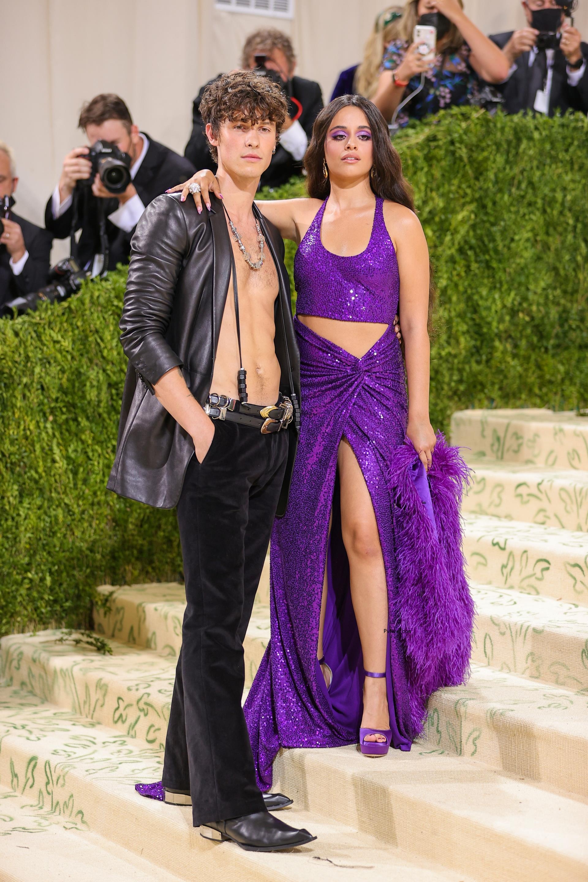 Camila Cabello and Shawn Mendes attend the Met Gala