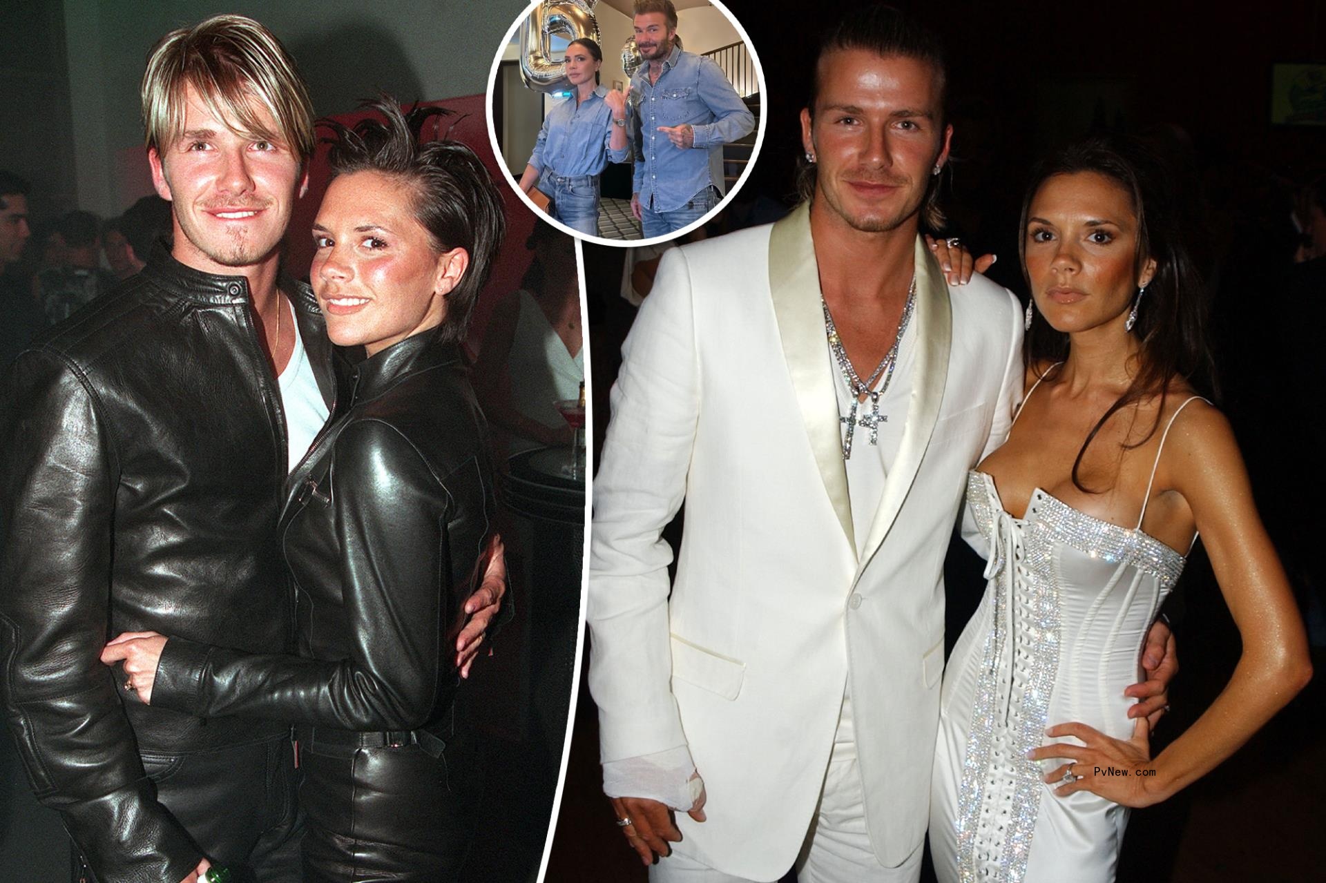 Victoria and David Beckham match in double denim: ‘I got dressed first’