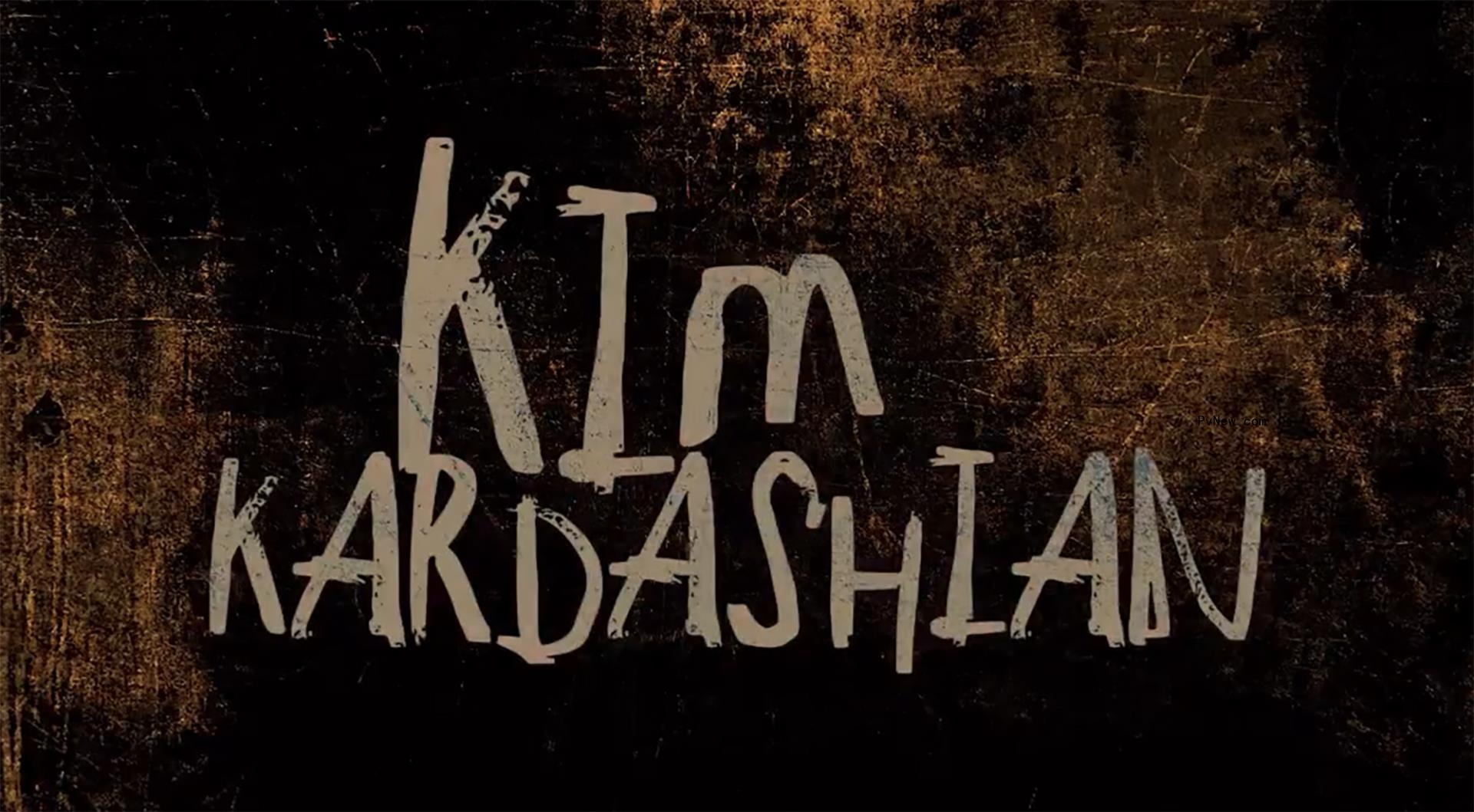 A screenshot of Kim Kardashian's name in an 
