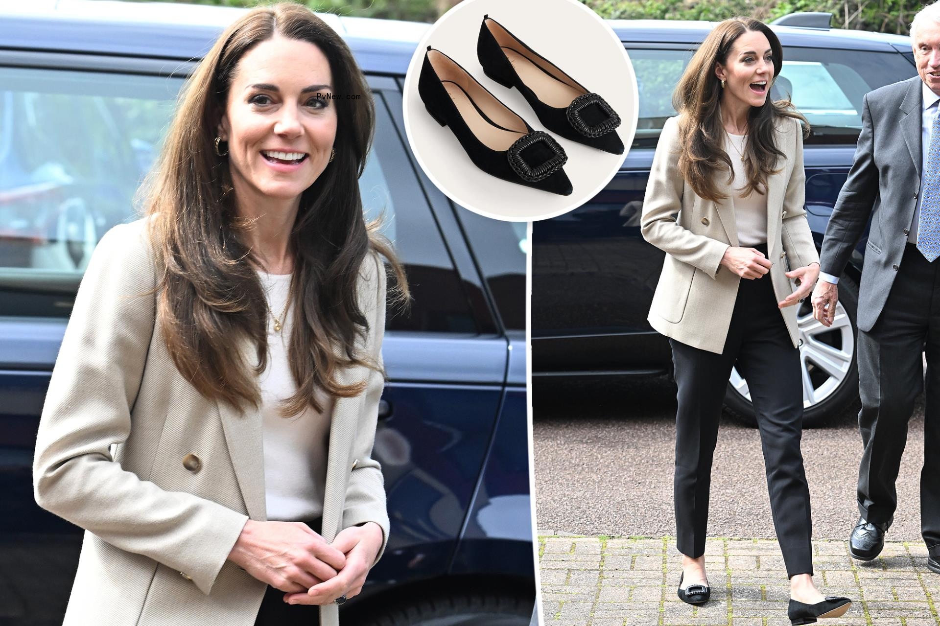 Kate Middleton swaps her go-to heels for Boden ballet flats: Shop her look