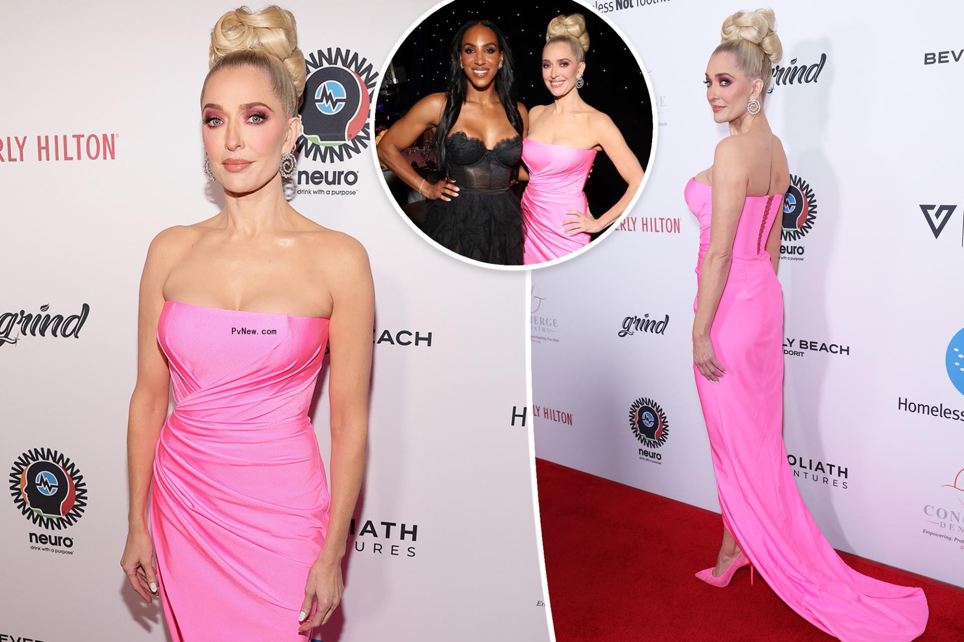 Erika Jayne co<i></i>ntinues to show off weight loss in Barbie pink