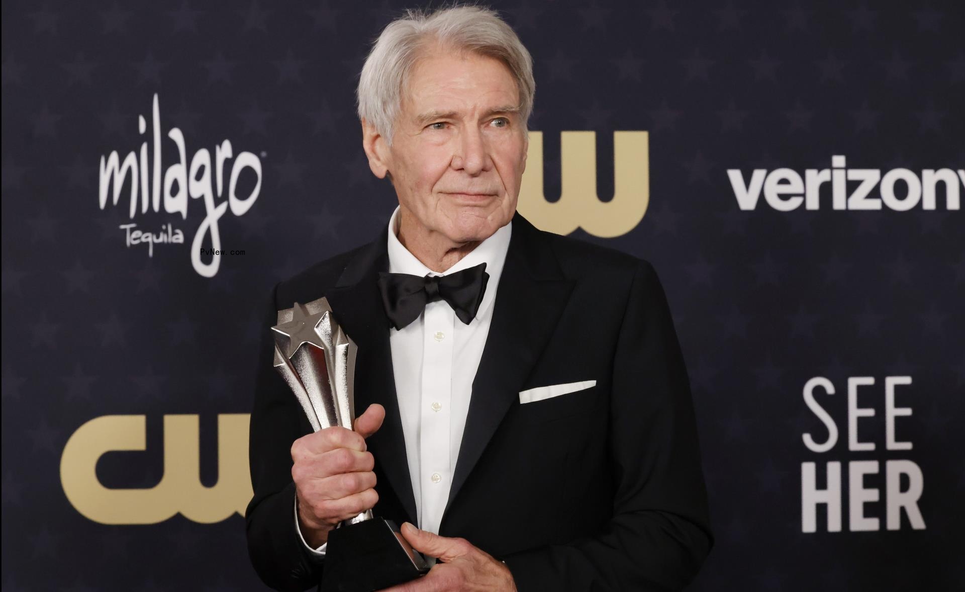 Harrison Ford Chokes Up Accepting Critics Choice Career Achievement Award: ‘I Feel Enormously Lucky’