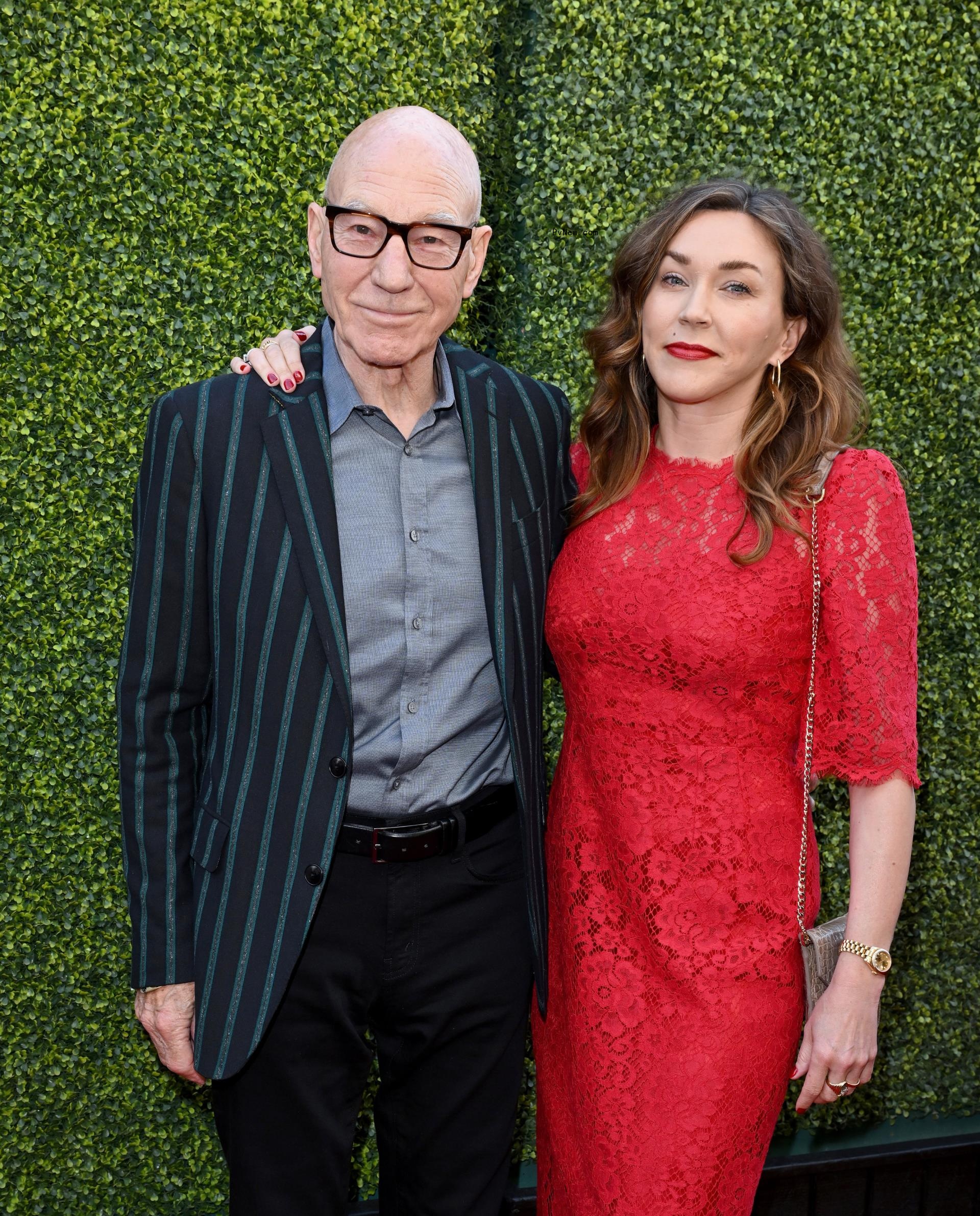 Patrick Stewart and Sunny Ozell