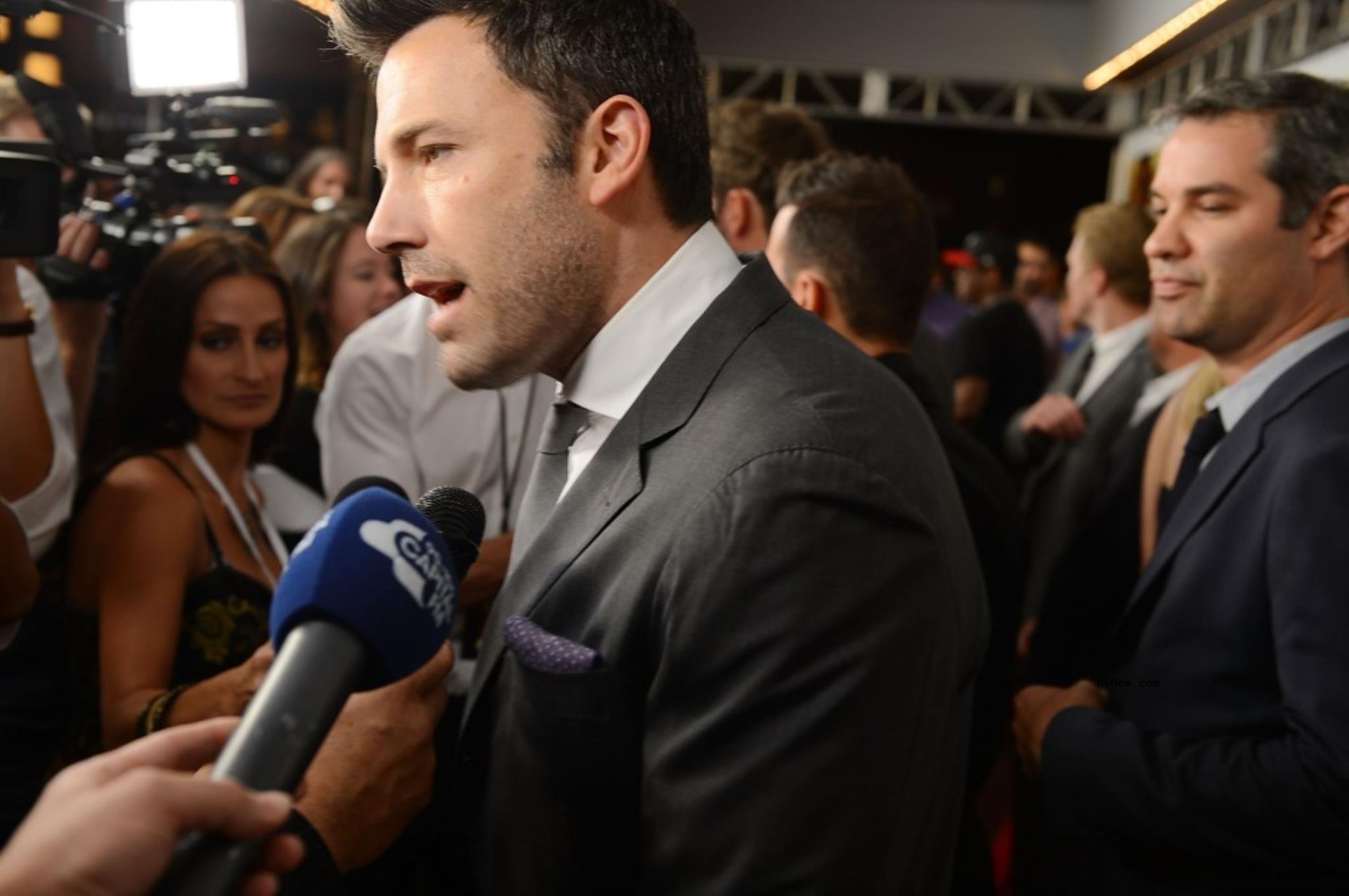 ben affleck being interviewed 