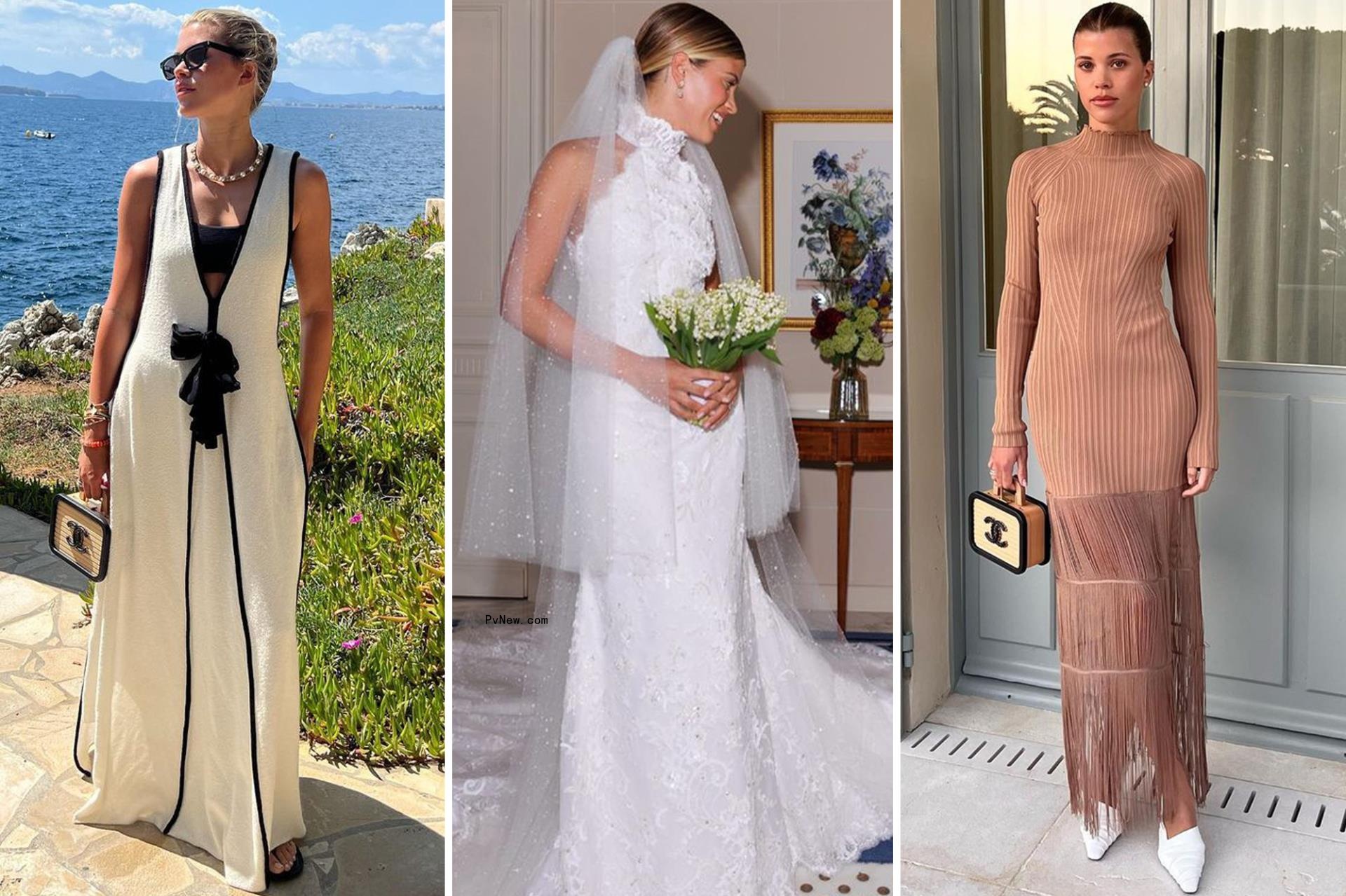 All of Sofia Richie’s designer outfits from her wedding weekend