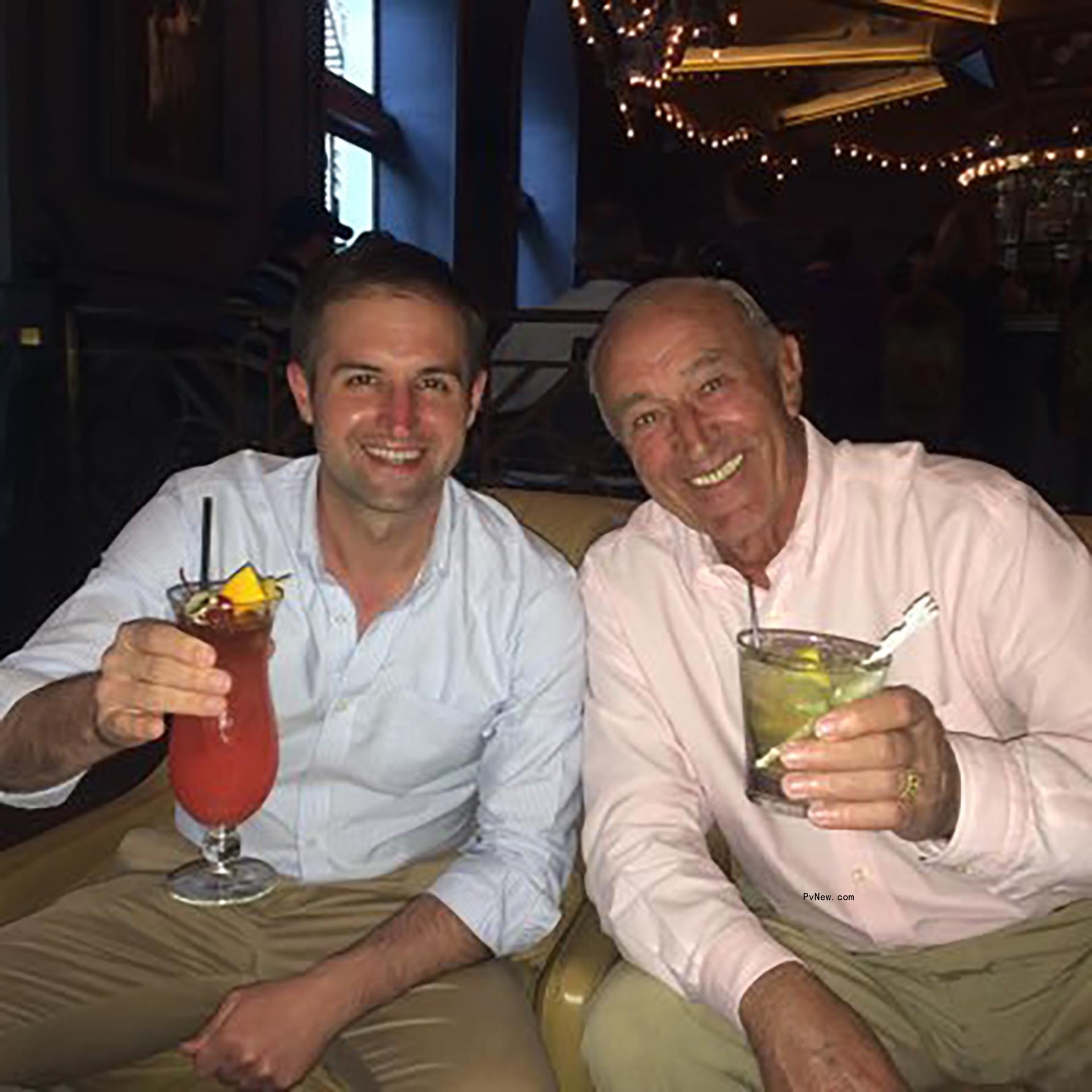 Len Goodman with his son James
