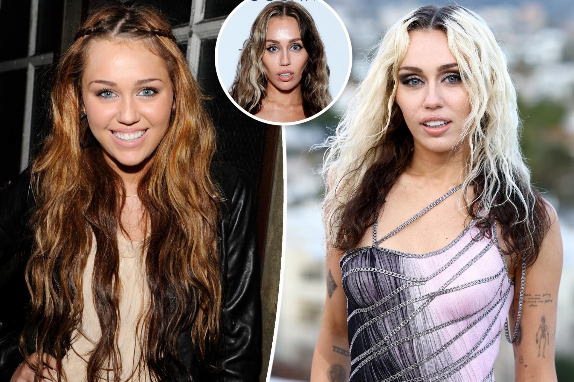 Miley Cyrus returns to her roots with new brunette hair