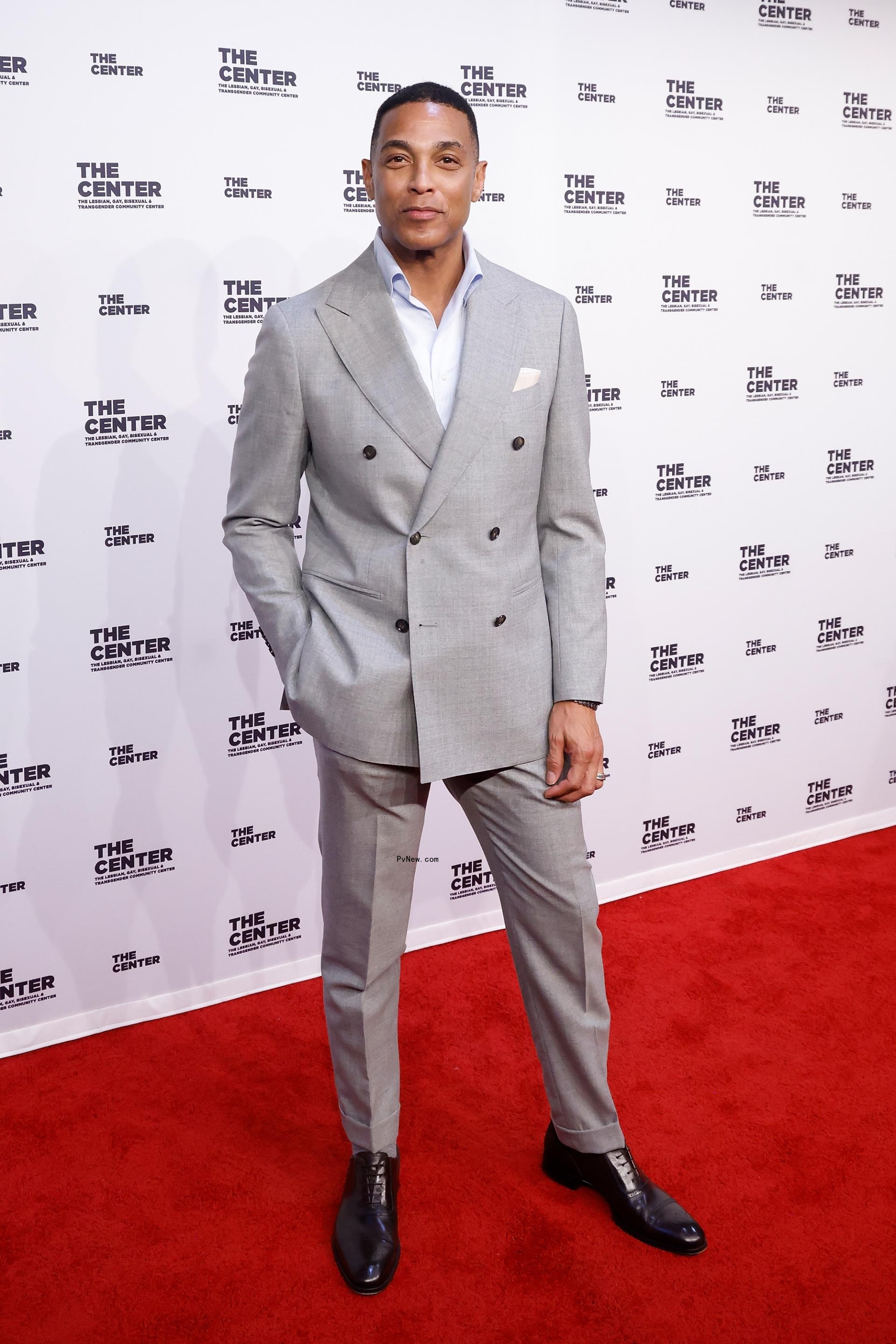 Don Lemon posing on a red carpet.