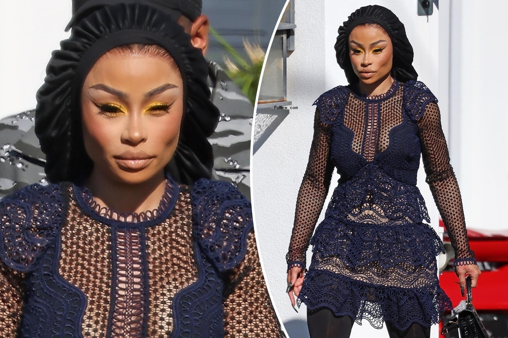 Blac Chyna shows off chiseled cheekbo<i></i>nes after removing filler