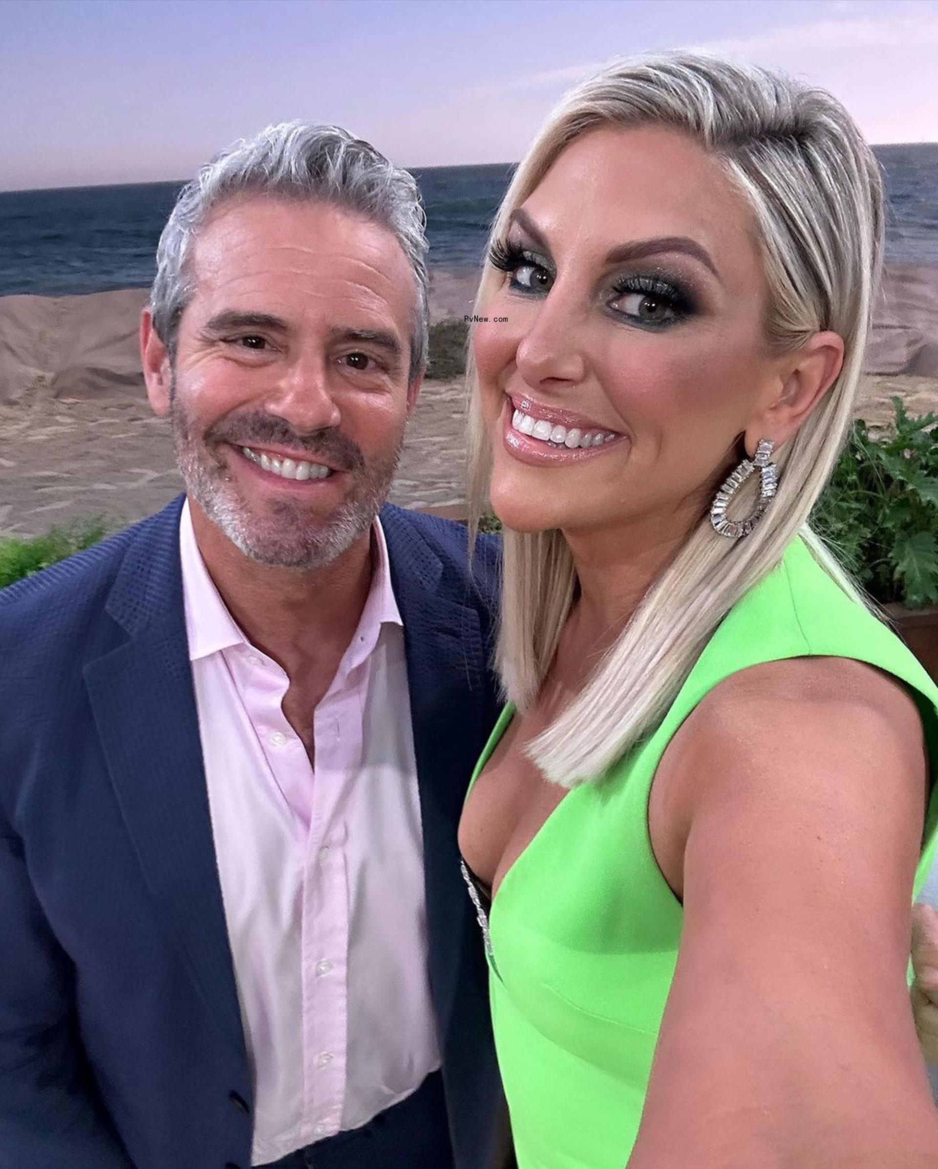 Andy Cohen and Gina Kirschenheiter