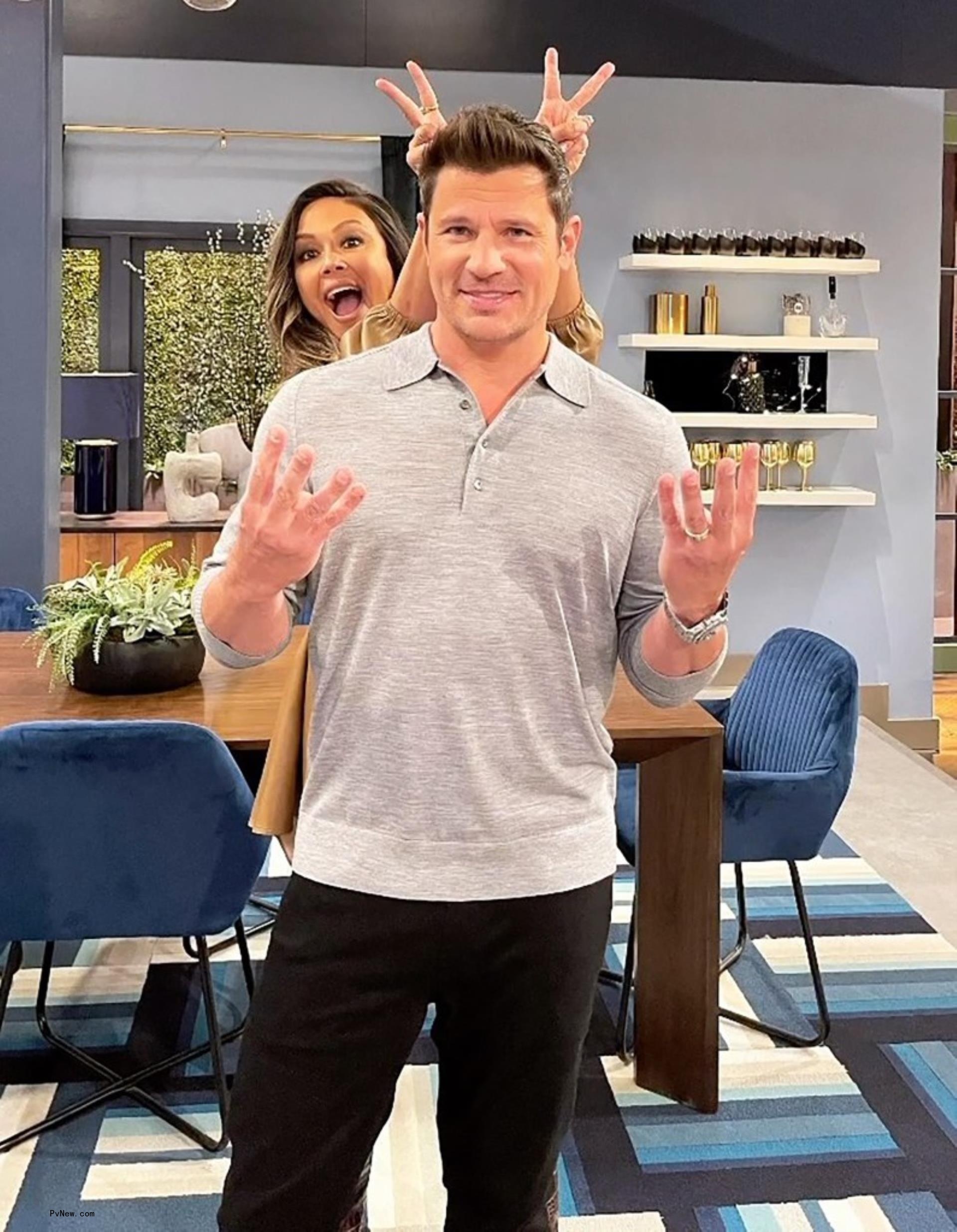 Nick and Vanessa Lachey. 