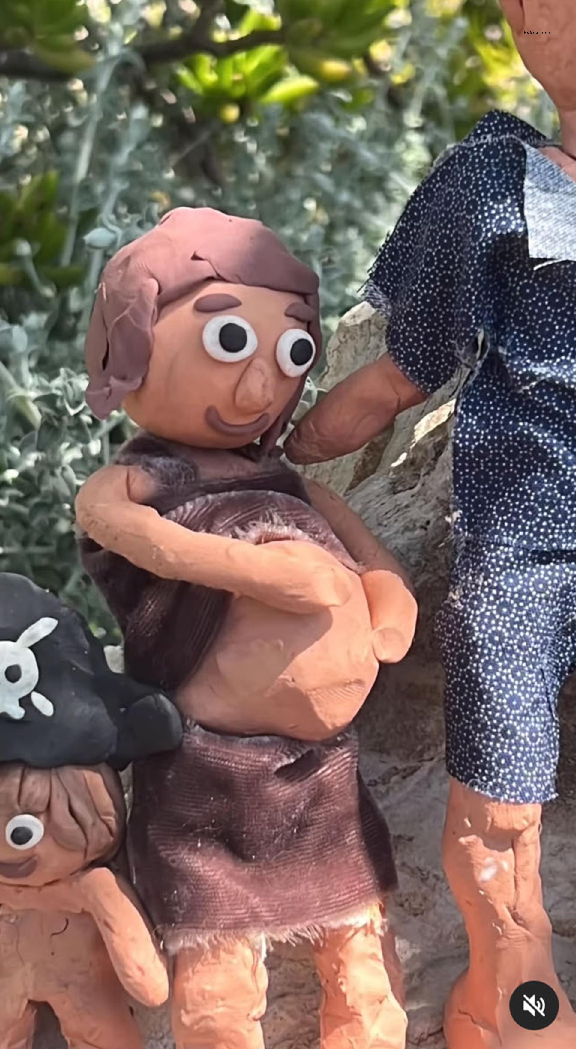 Bekah Martinez's claymation pregnancy reveal