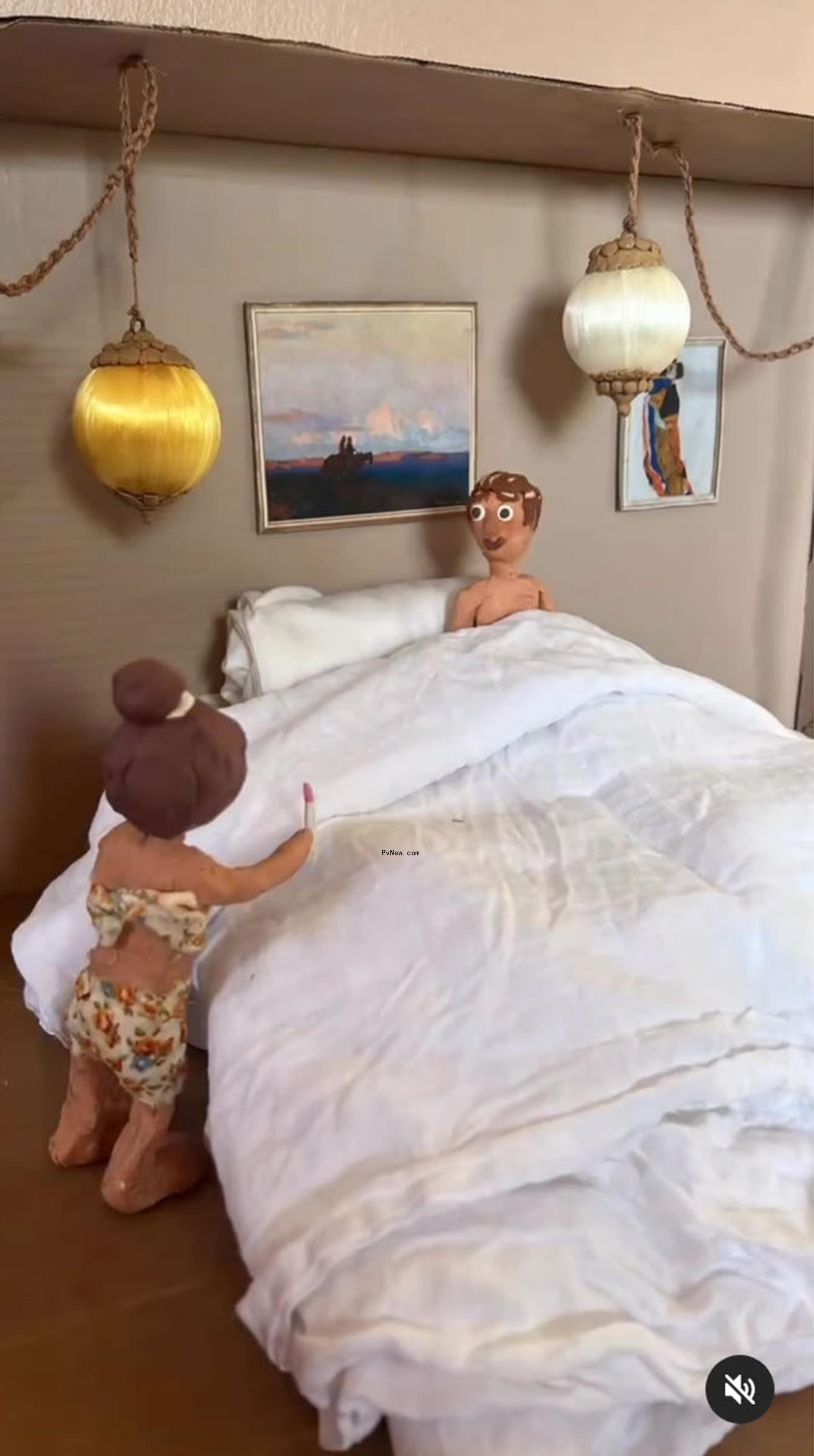 Bekah Martinez's claymation pregnancy reveal