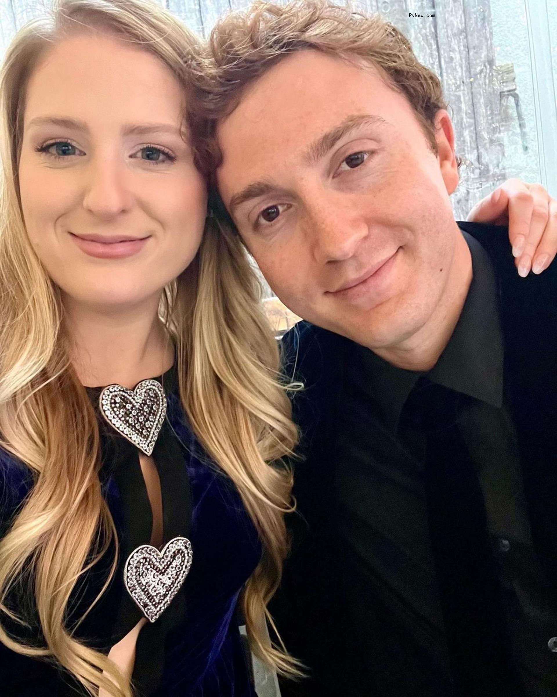 Meghan Trainor smiles with Daryl Sabara