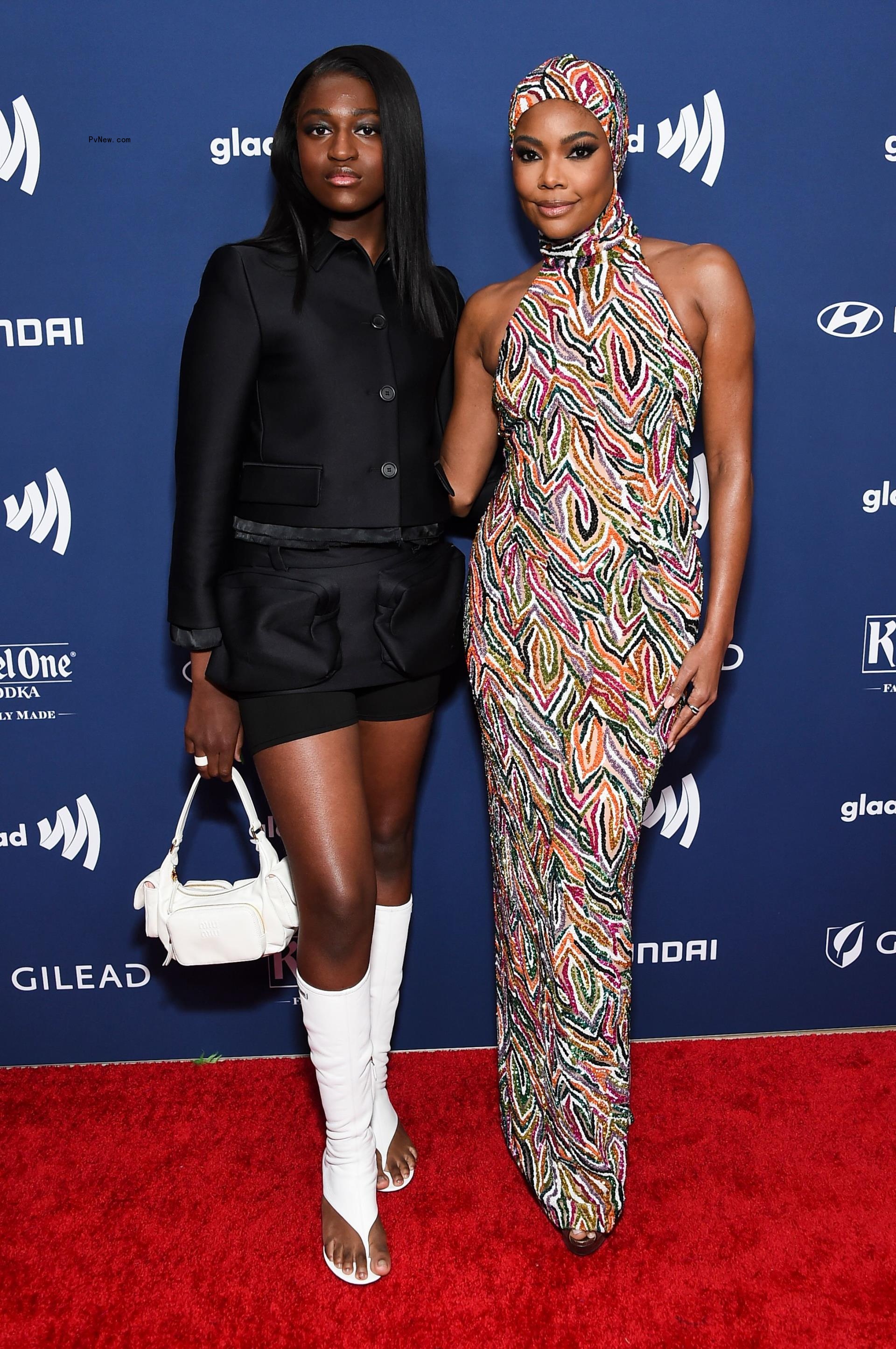 Zaya Wade and Gabrielle Unio<i></i>n