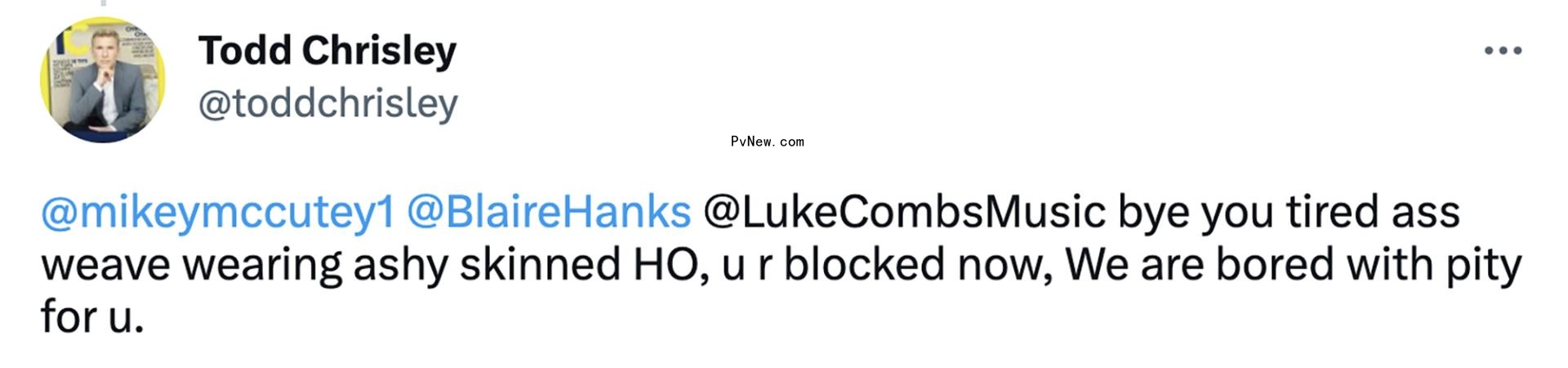 A screenshot of Todd Chrisley's tweet.