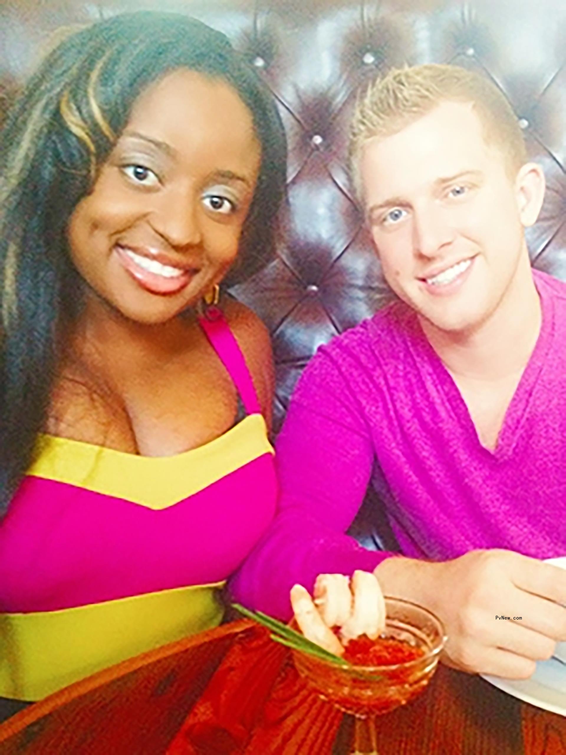 Alexus Whilby and Kyle Chrisley posing for a photo together.