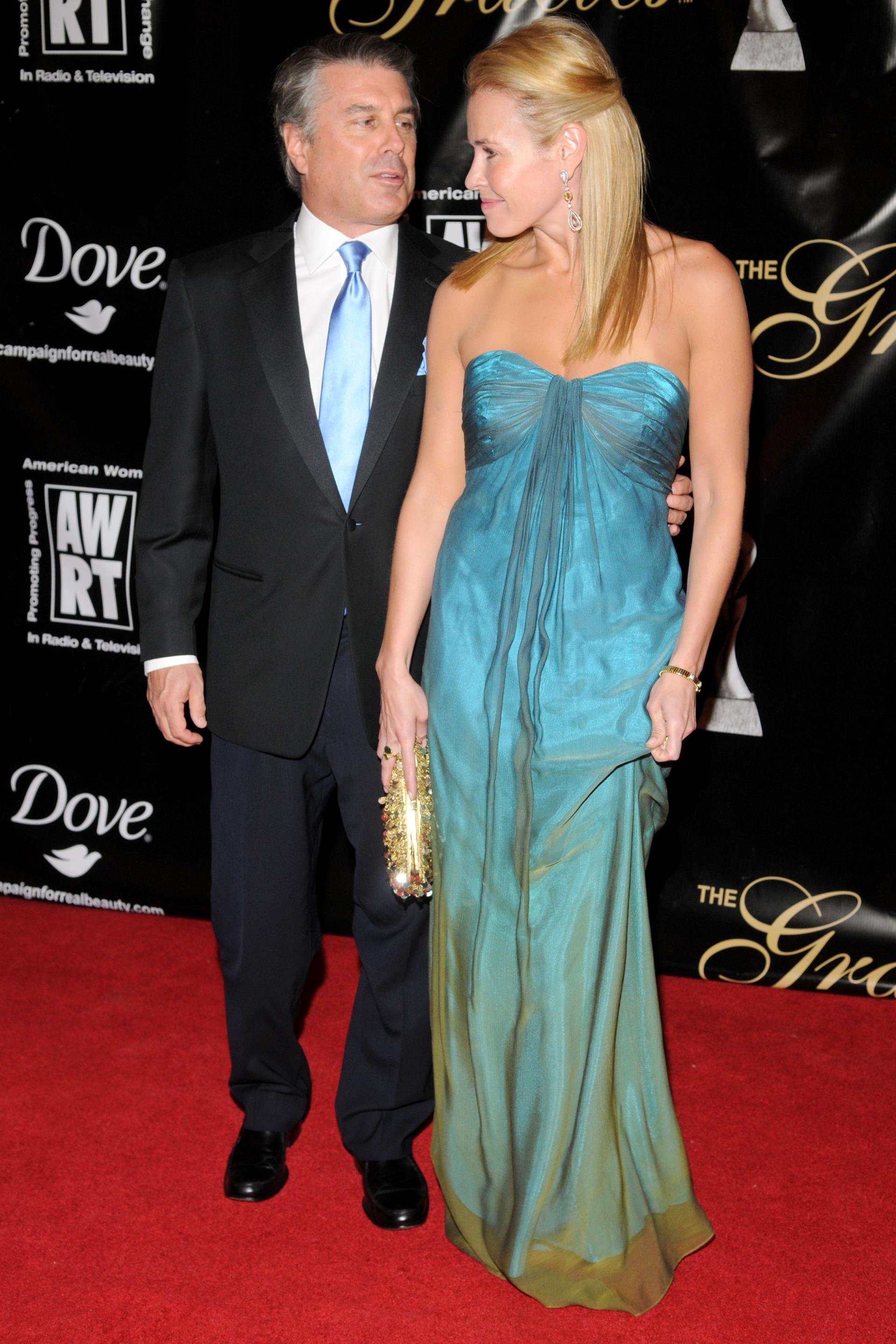 Chelsea Handler and Ted Harbert at 2008 Gracie Allen Awards